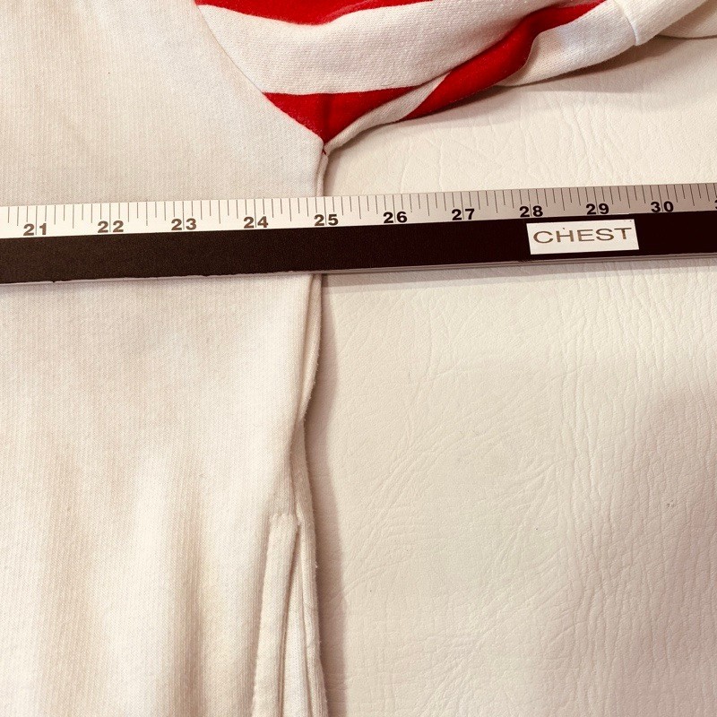 Vtg ESY Surf Co. USA Flag Full Zip Fleece Jacket Patriotic Stars Stripes XL