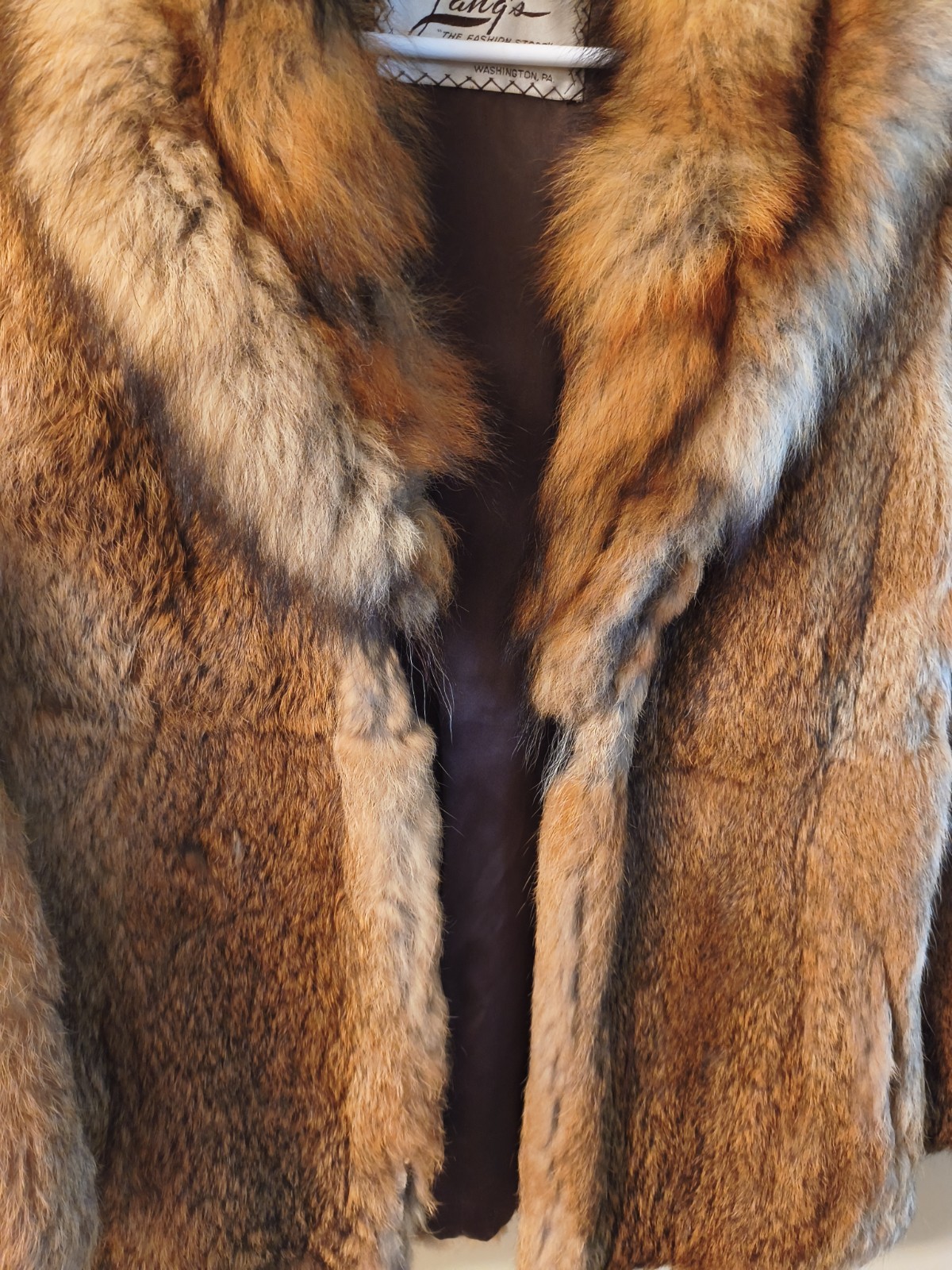 Jacques Saint Laurent Red Fox Fur Coat Women&rsquo;s Regular XS