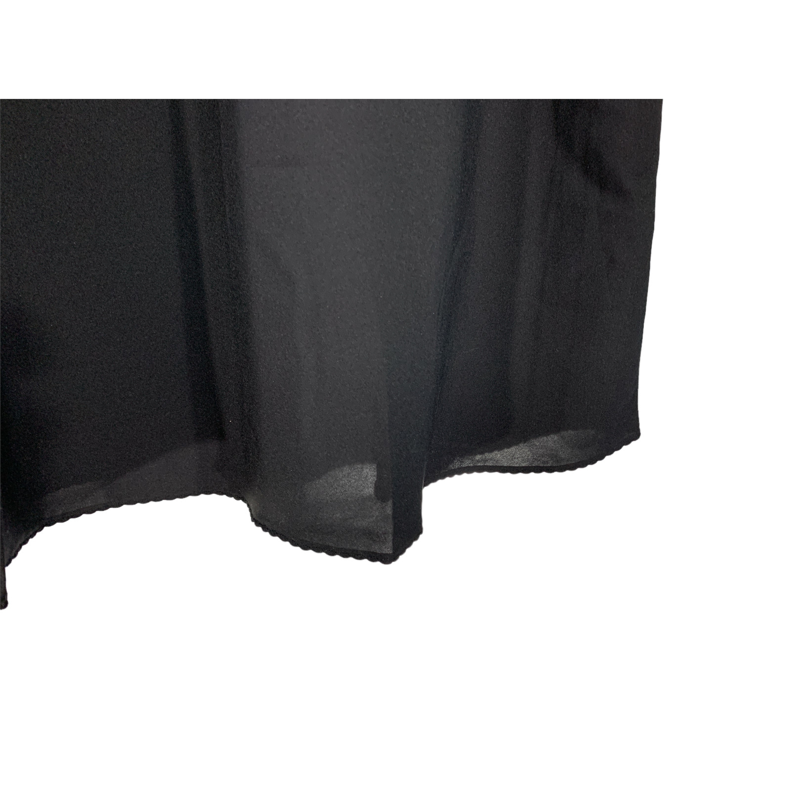 NWT Vanity Fair Slip/Liner Size 34 20” Black Microfiber