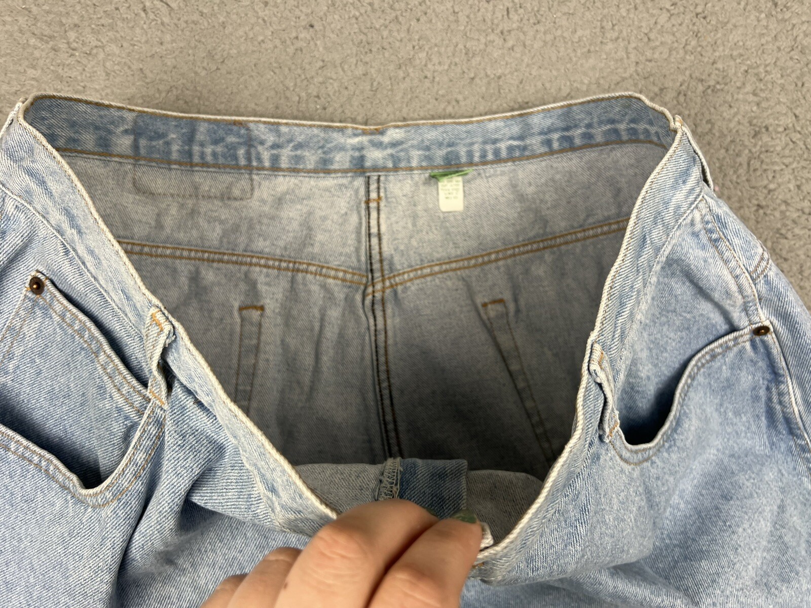 Gitano Blue Jeans Size 40/26 W Short Vintage 80&rsquo;s Actual 42×27