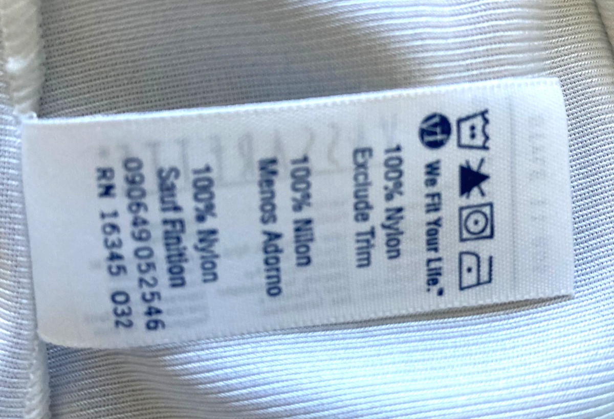 Preowned Vassarette Women&rsquo;s Full Figure White Nylon Half Slip Style 11805 2XL 28