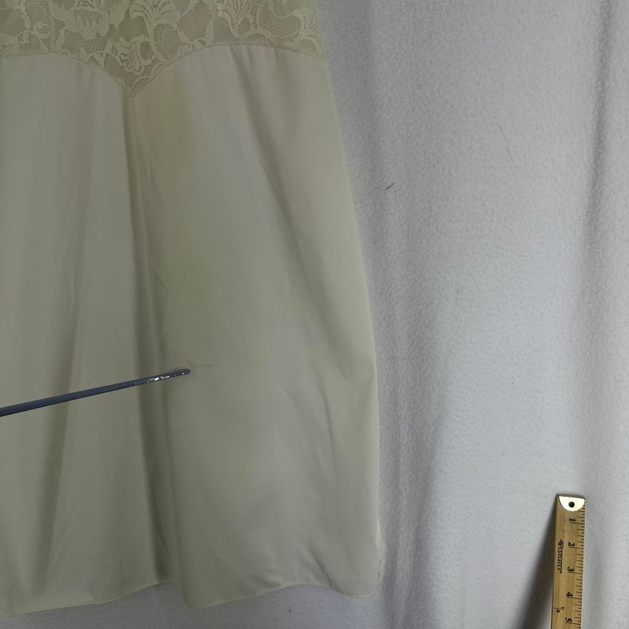 Vintage 60s Vanity Fair Lace Slip Dress 32 Cream