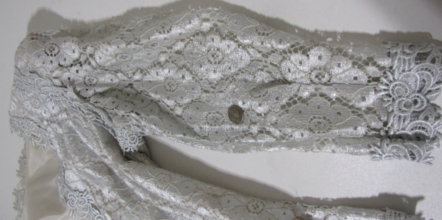 Vtg 80&rsquo;s Cachet 2 Pc.Set Jacket + Maxi Skirt Pale-aqua Lace Lined Women&rsquo;s 9/10