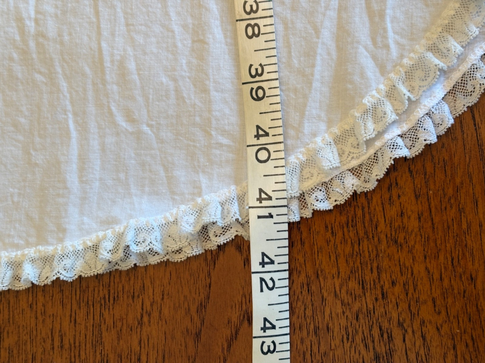 Vintage 90s Christian Dior Neiman Marcus White Cotton Lace Trim Nightgown M USA