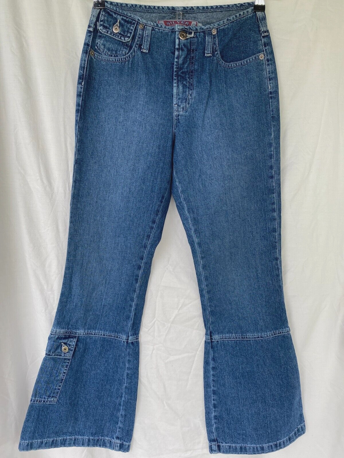 VTG..SILVER CLOTHING CO..BELLBOTTOM..DENIM..JEANS..WOMEN 3