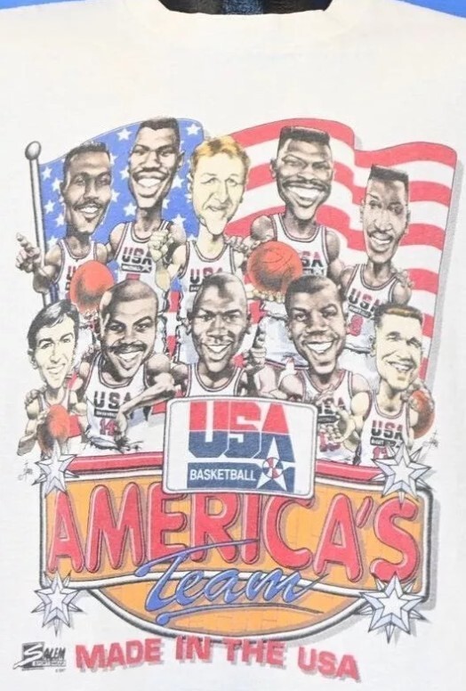 90s America&rsquo;s Dream Team USA Unisex 1992 t-shirt