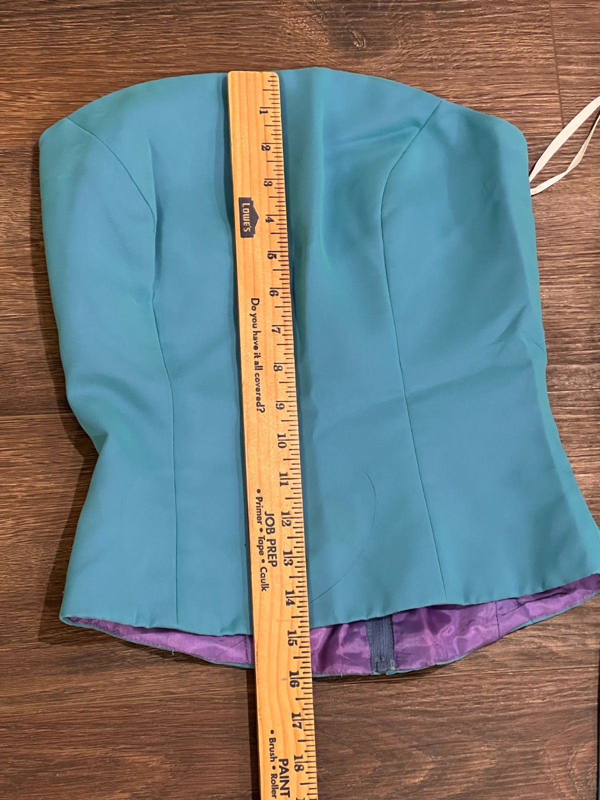 Vintage Lazaro Two-Piece Formal Gown Aqua Blue Chiffon Satin Prom Dress Y2K 90s