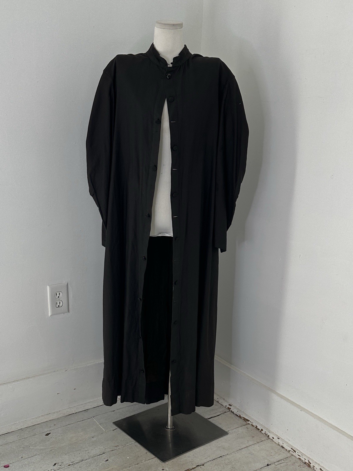 Antique Cotton Choir Duster Button Up Robe