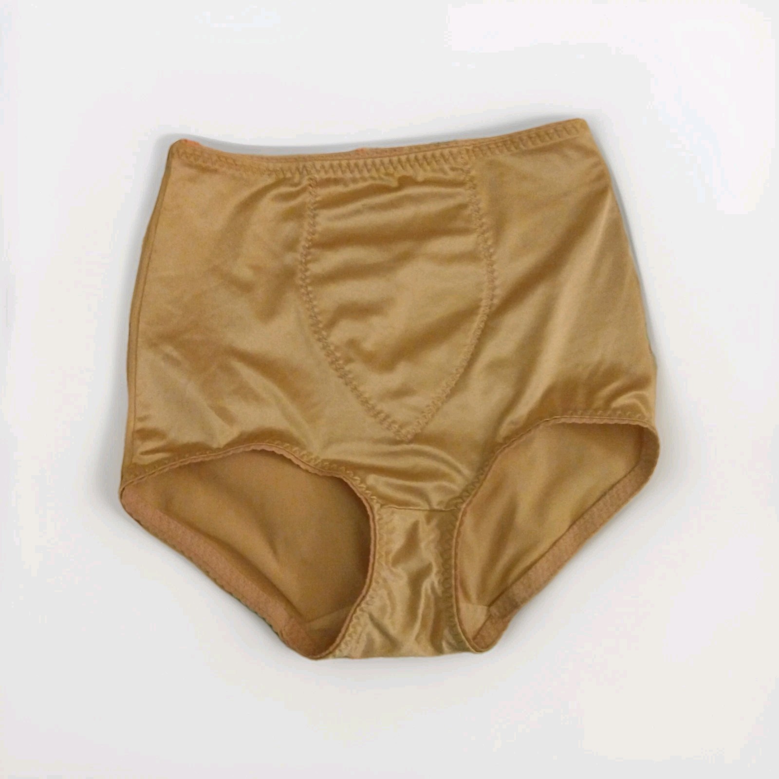 Vintage Cupid Control Brief Panties 2506 Underwear Beige Size Medium
