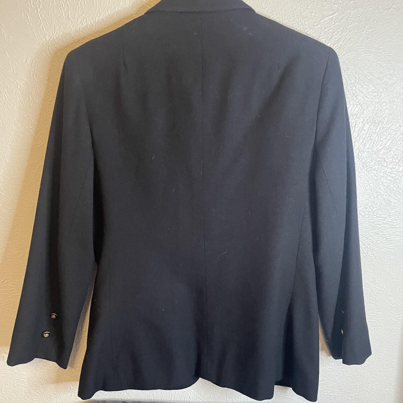 Vintage Womans Black Blazer Separate Thoughts by Nardis size 10