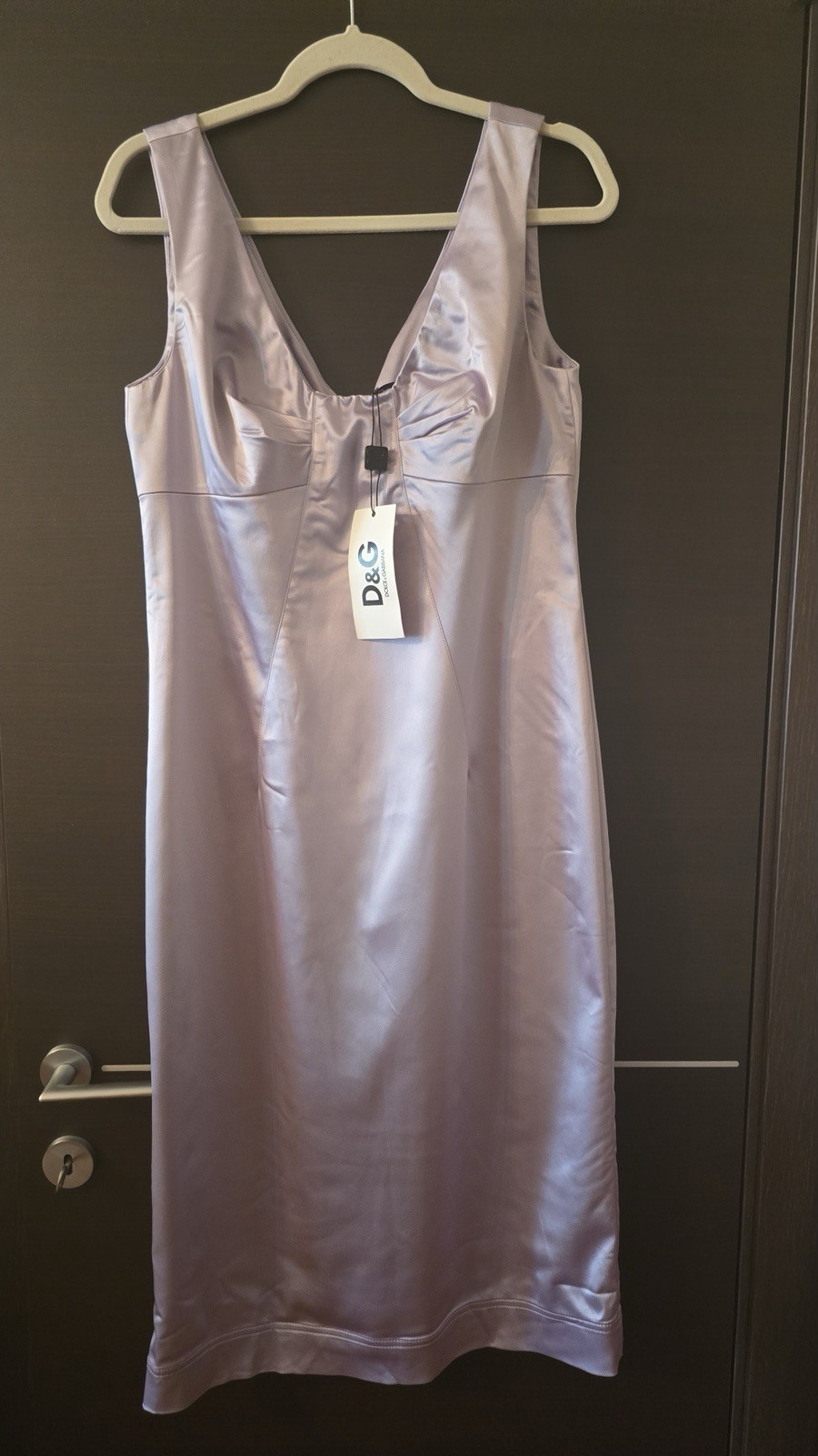 Dolce & Gabbana Vintage Teal Silk Dress Size Italy 48