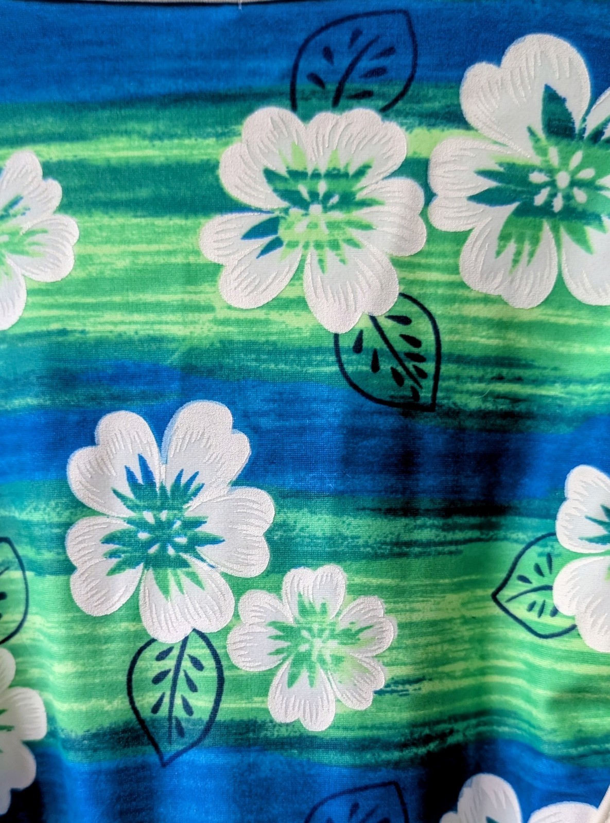 Bare Assets Vintage High Leg Bikini Dead Stock Tropical Print Push-up 90&rsquo;s Y2K S