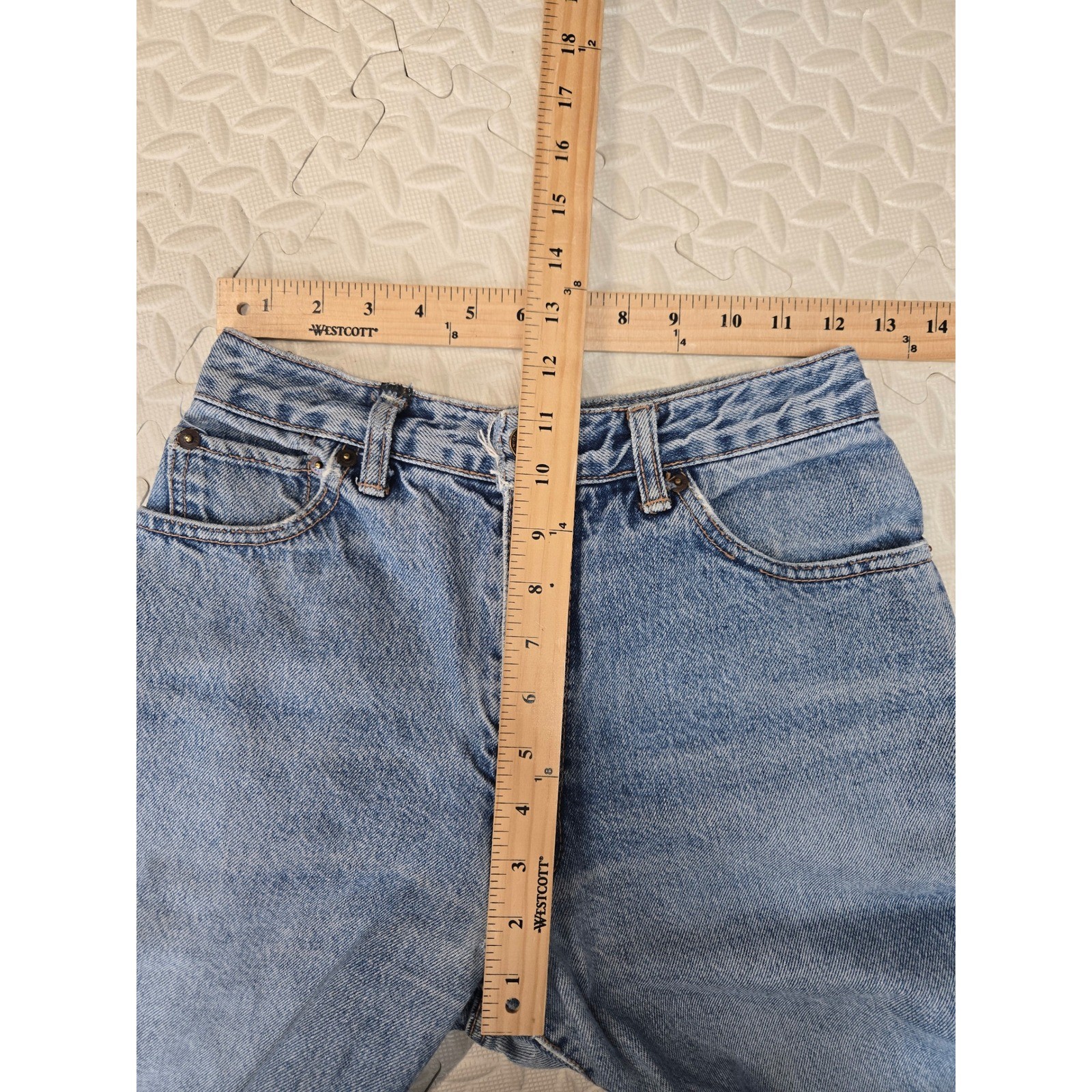 Big John Extra Vintage High Waisted Jeans Blue Medium Wash Made in Japan 25