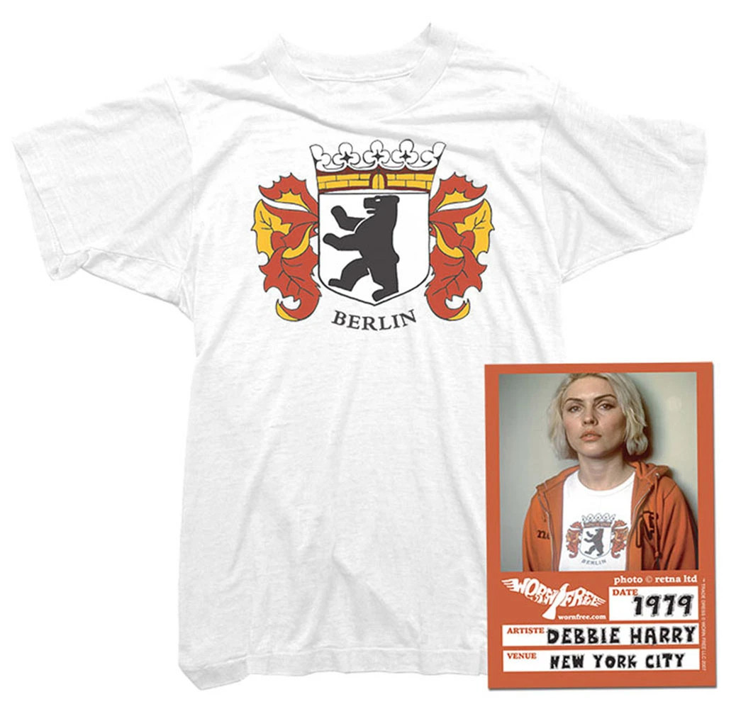 Blondie Womens Womens T-Shirt – Berlin Tee worn by Debbie Harry – Officially Lic