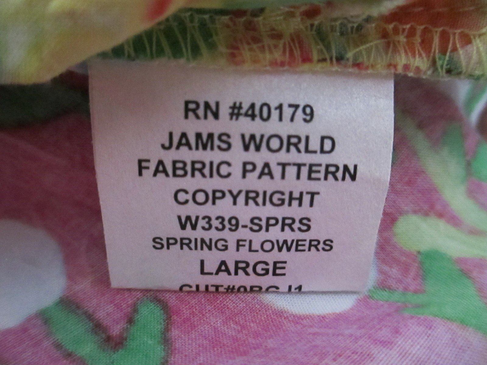 « VINTAGE » JAMS WORLD 🌸 LARGE== FLORAL / SPRING FLOWERS PATTERN DRESS