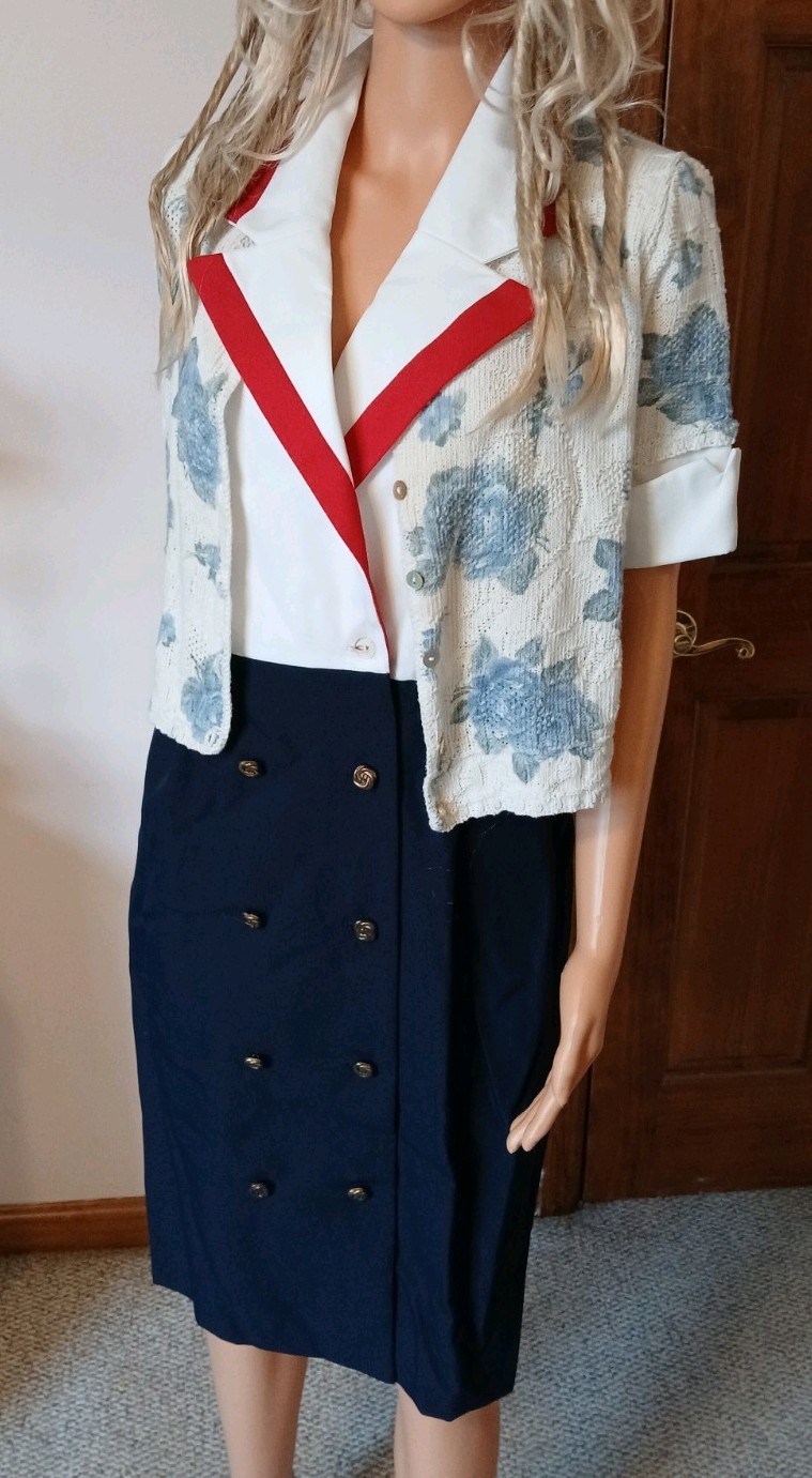 Authentic Preppy Mod90s 1-piece versatile dress. « WPGordon » HQ-EVC Size 4.