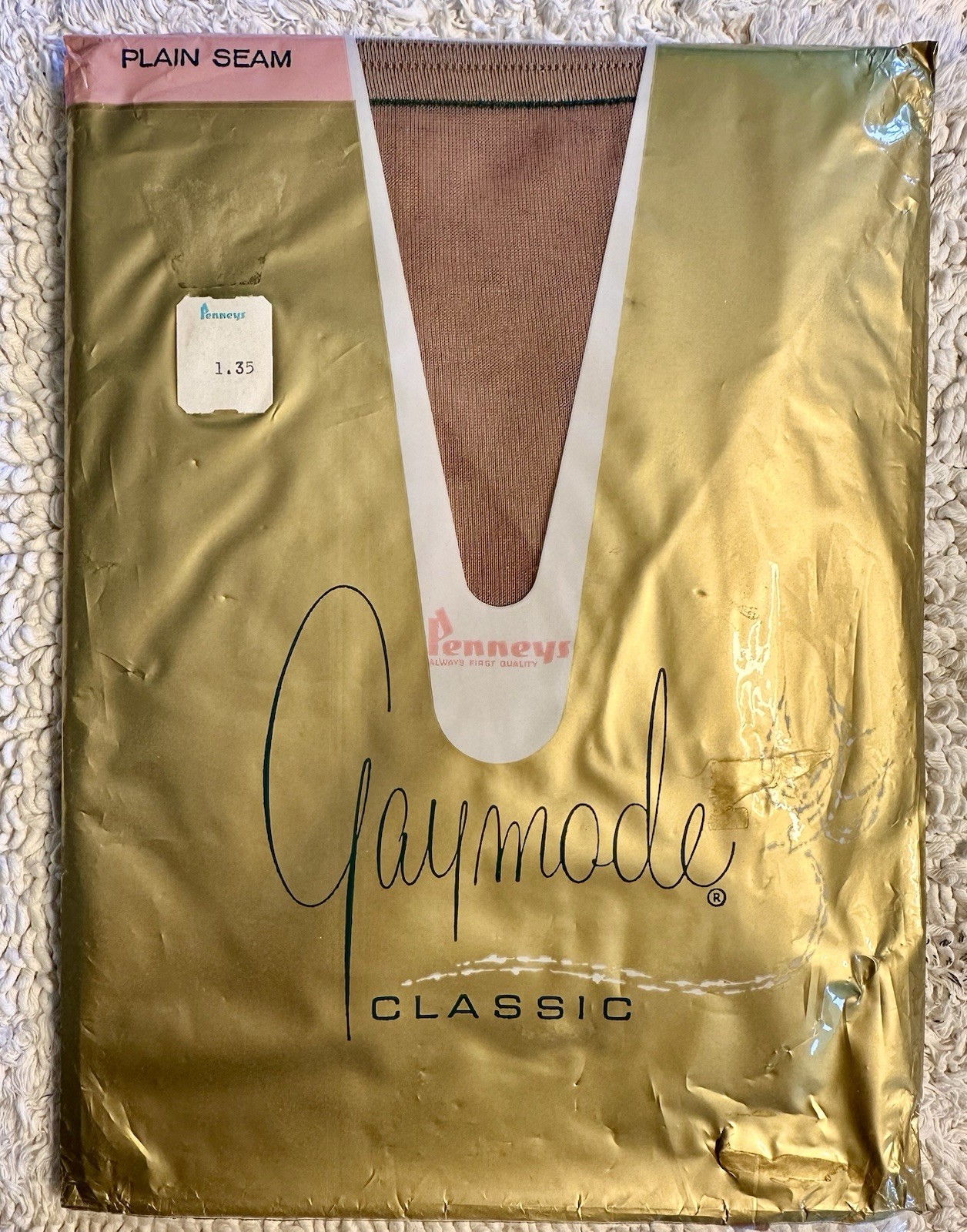 Vintage J C Penny’s Full Fashioned Stockings, 10.5 avg.
