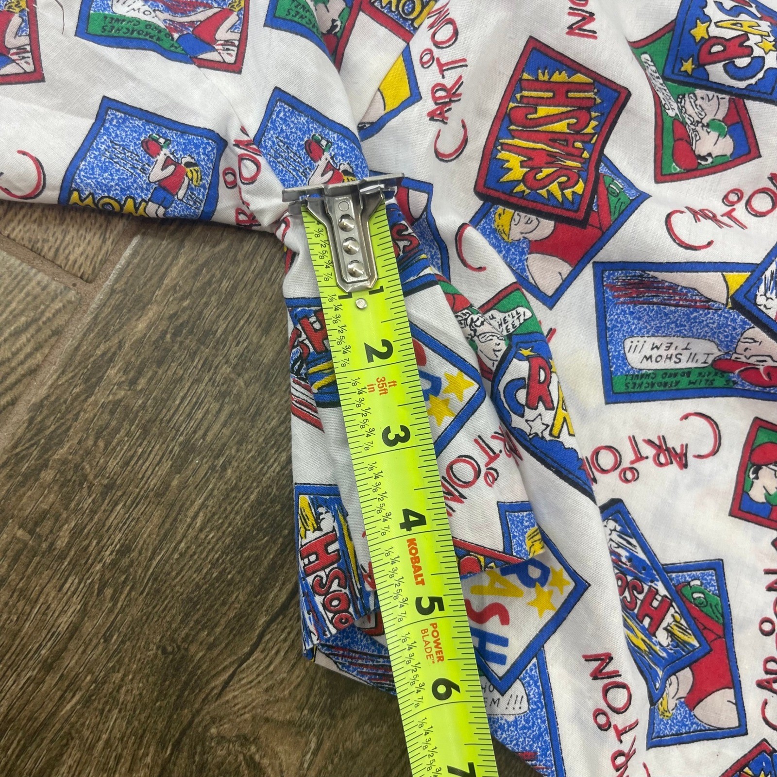 Vtg 90s Sundown Knits Cartoon Comic Pajama Set Womens M Shorts Kitschy Novelty