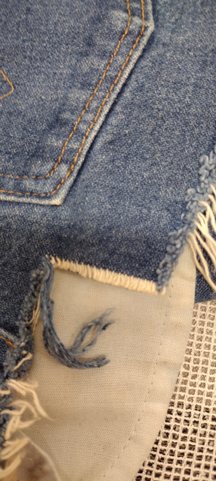WRANGLER Shorts Denim SUPER SHORT Daisy Dukes Skimpy 30 in waist 1980S