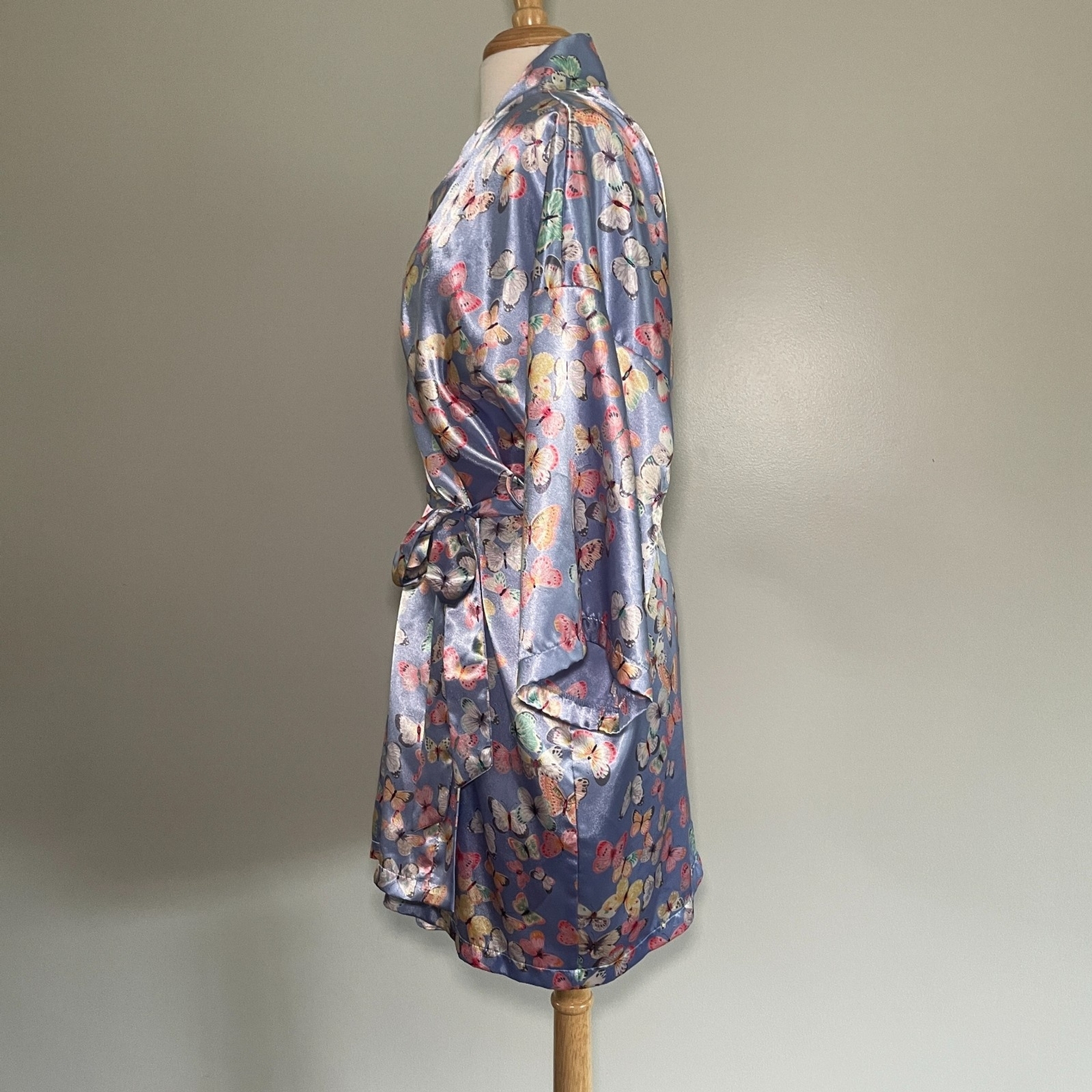 3pc Vintage Robe + Slip SET
