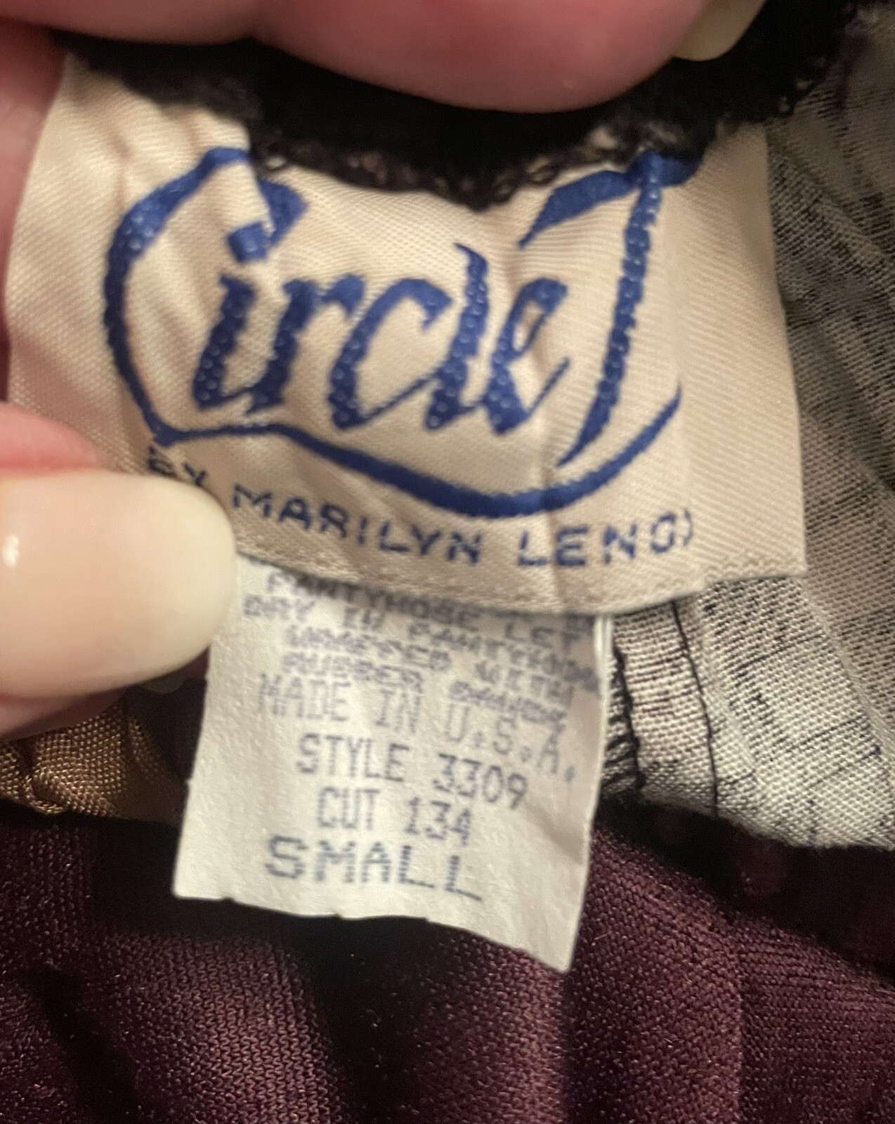 Vintage Circle T By Marilyn Lenox Western Ranch rodeo Velvet Purple Patchwork M