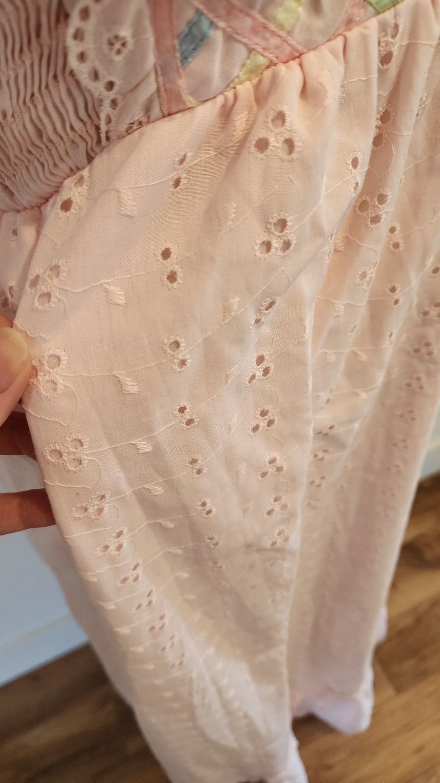 City Fox Vintage Semi Sheer Baby Pink Straps Maxi Dress 13 Styled In California