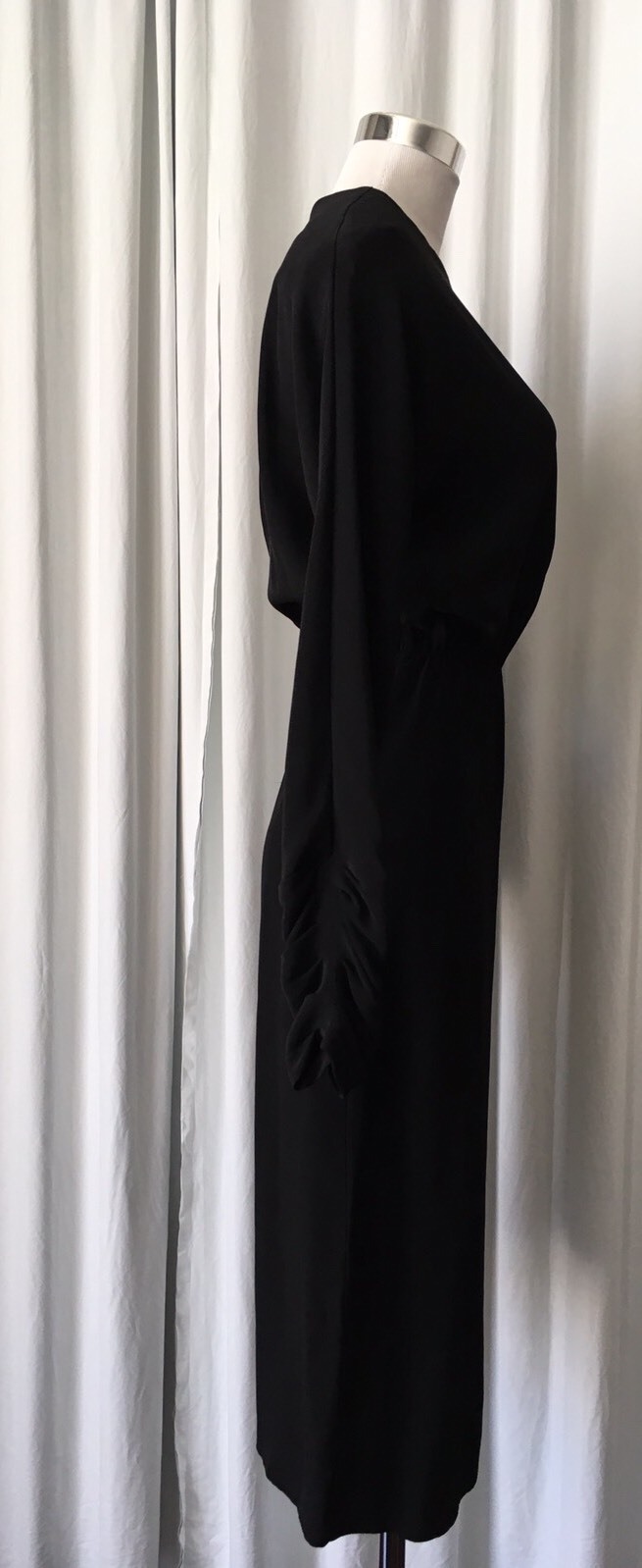 Vintage 80s does 40s Options at Austin Reed black dress uk 10 eur 36 US 4/6