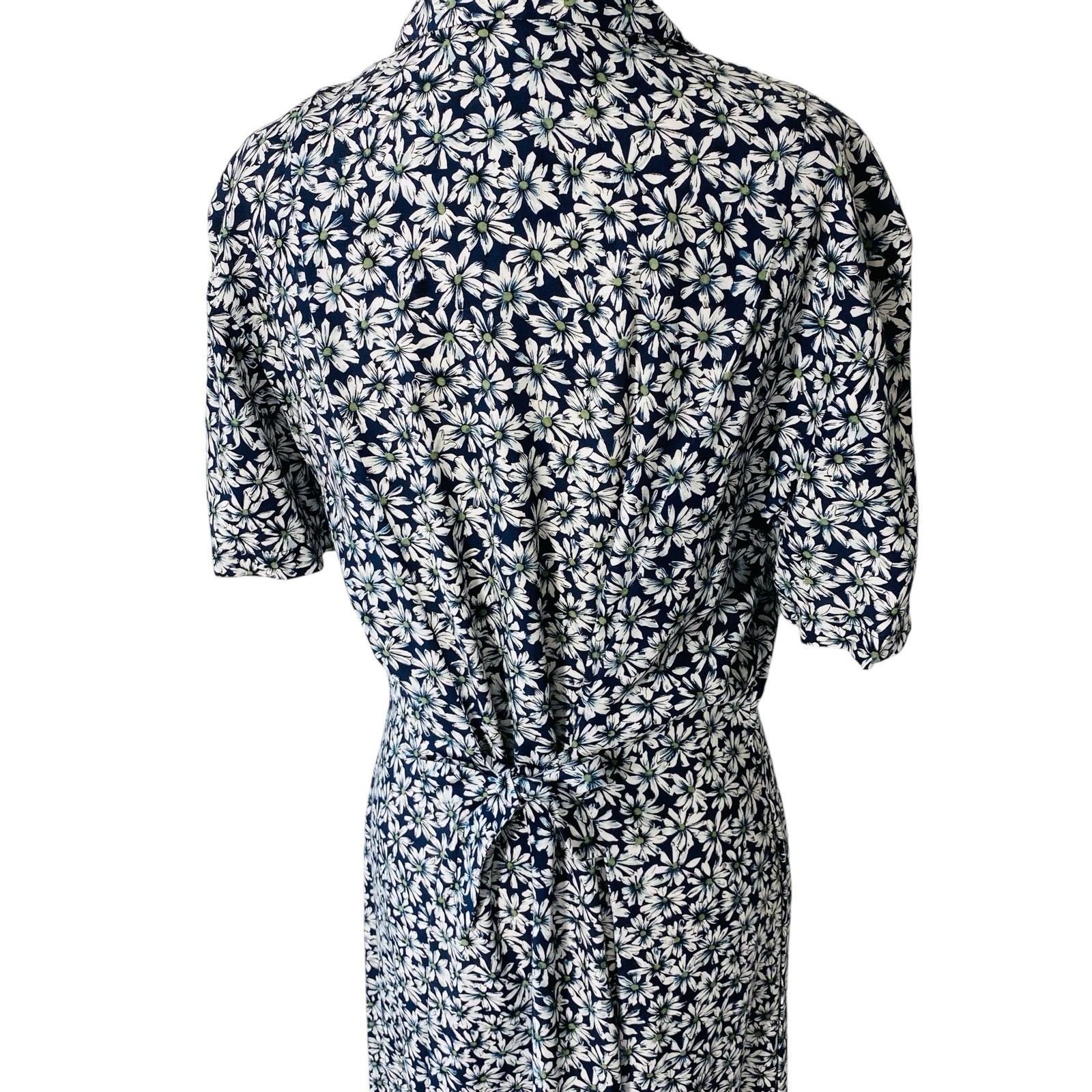 VINTAGE JONATHAN MARTIN Floral Button Front Midi Dress 90s Cottagecore Teacher