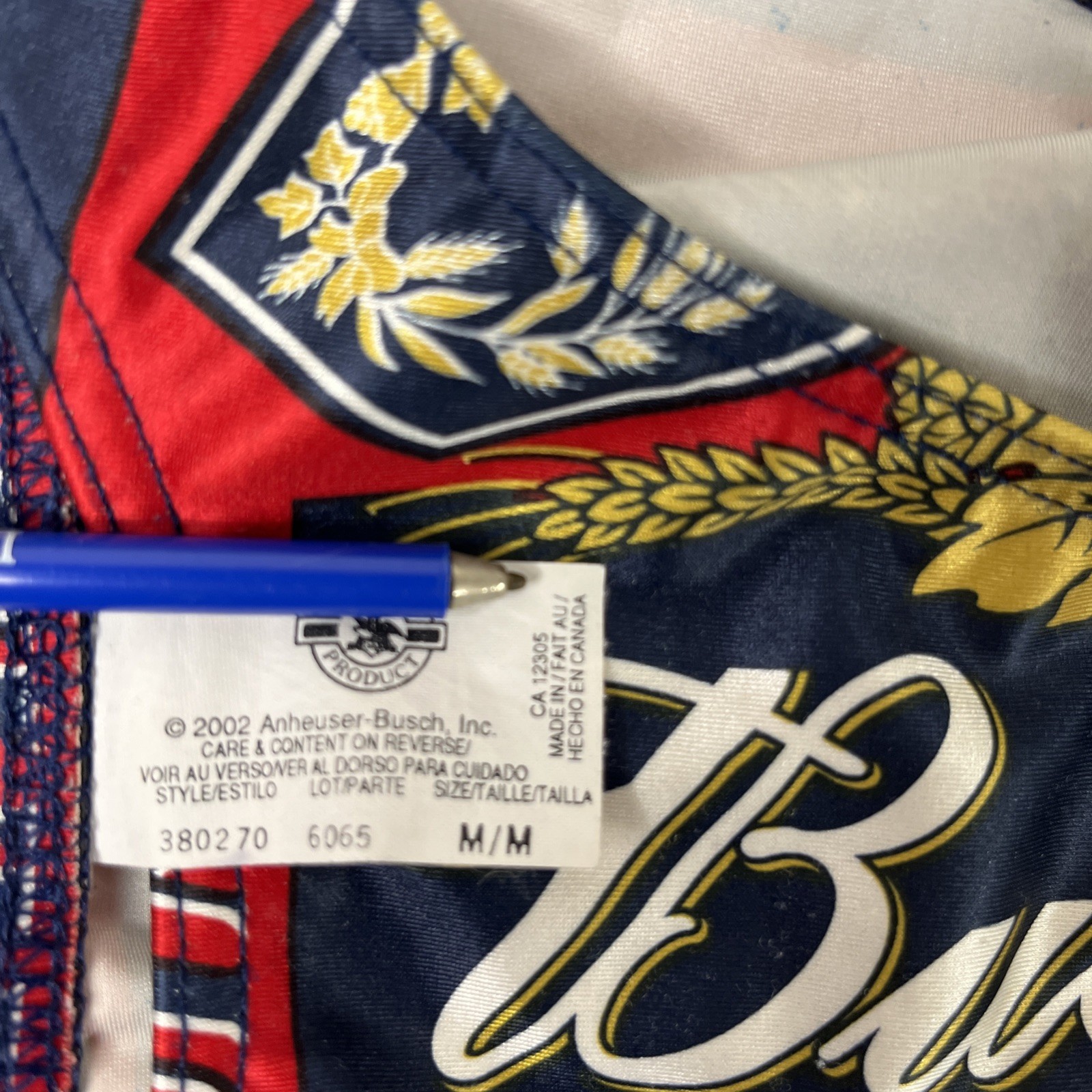 Budweiser Swim Suit Bikini 2002 Women&rsquo;s Vintage Size Medium