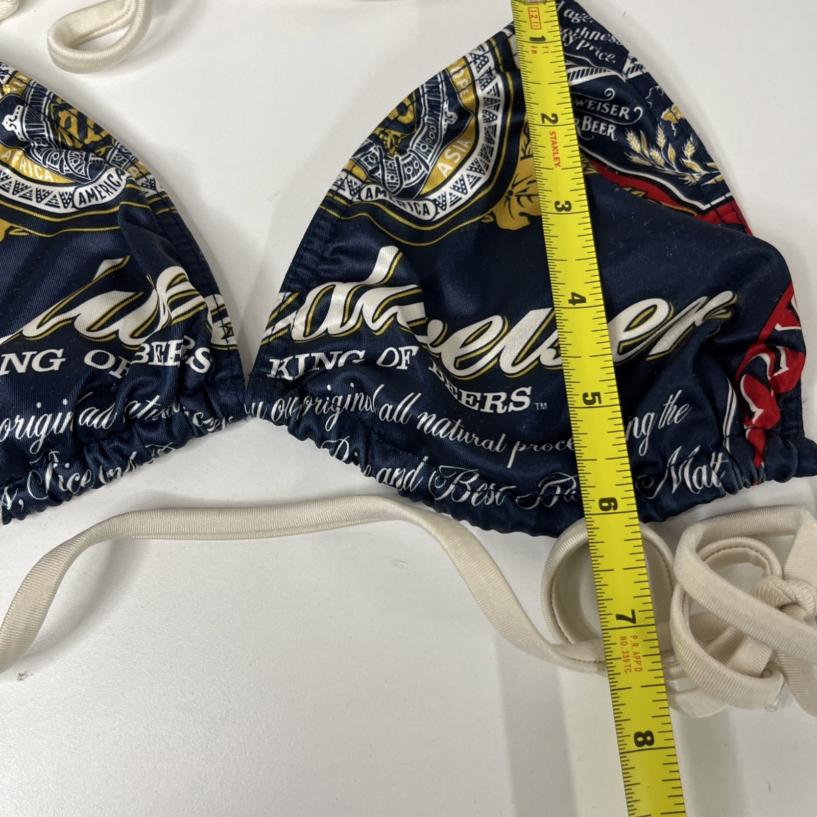 Budweiser Swim Suit Bikini 2002 Women&rsquo;s Vintage Size Medium