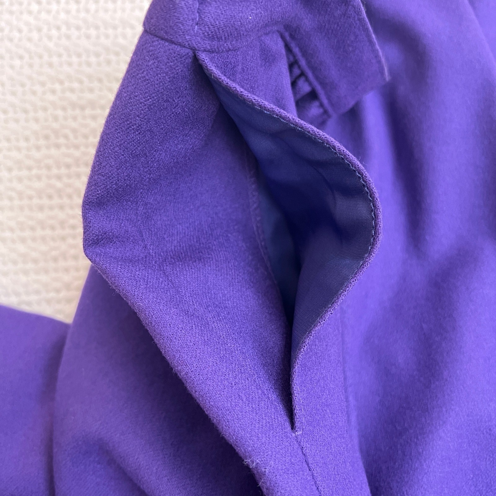 Pendleton Vtg Blazer Set Pure Virgin Wool Jewel Tone Purple Skirt Suit Heritage