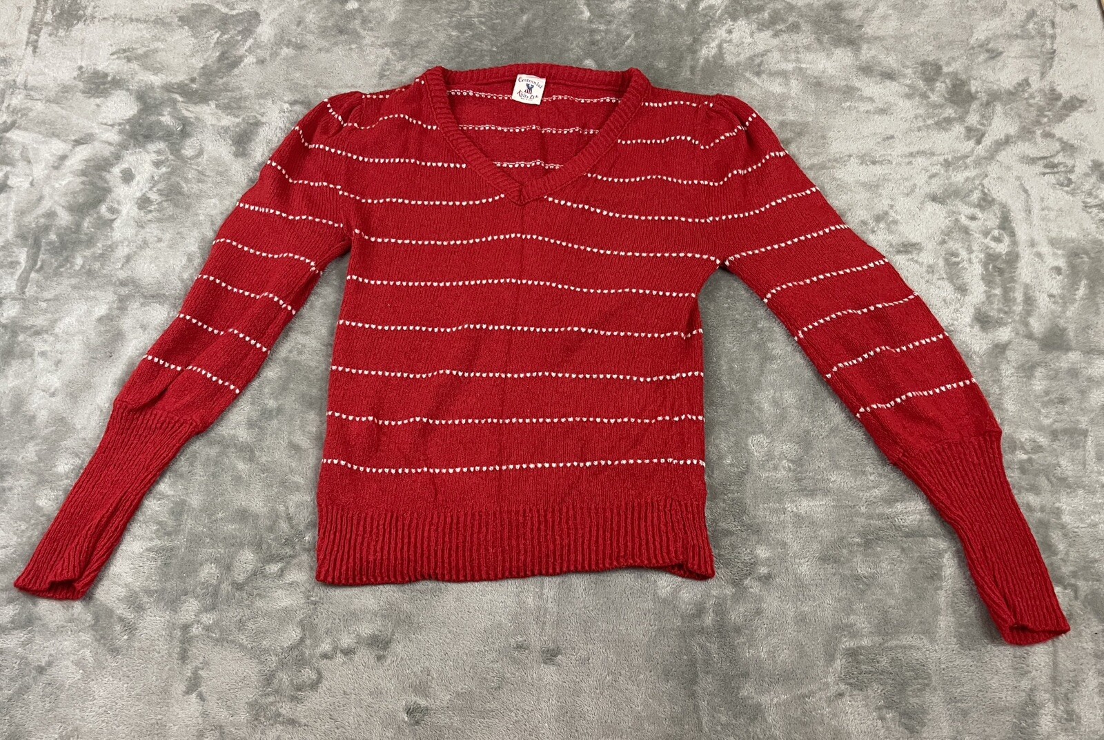 Vintage Centennial Sweater Womens Small (see Measured) Pullover Knit USA Made
