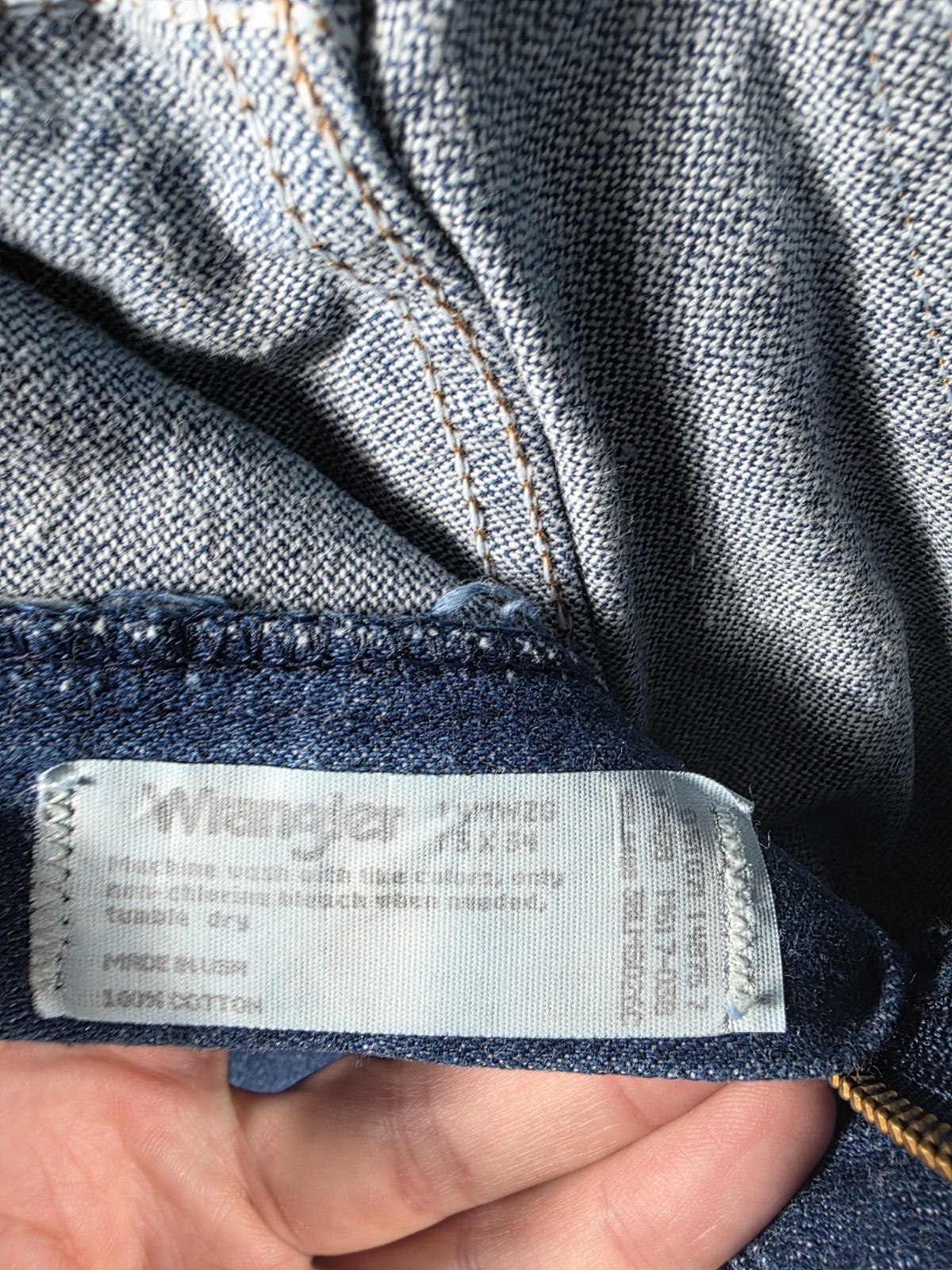 Vintage Wrangler 14MWZG Women&rsquo;s Cowboy Cut Slim Fit Jeans Made in USA 13×34