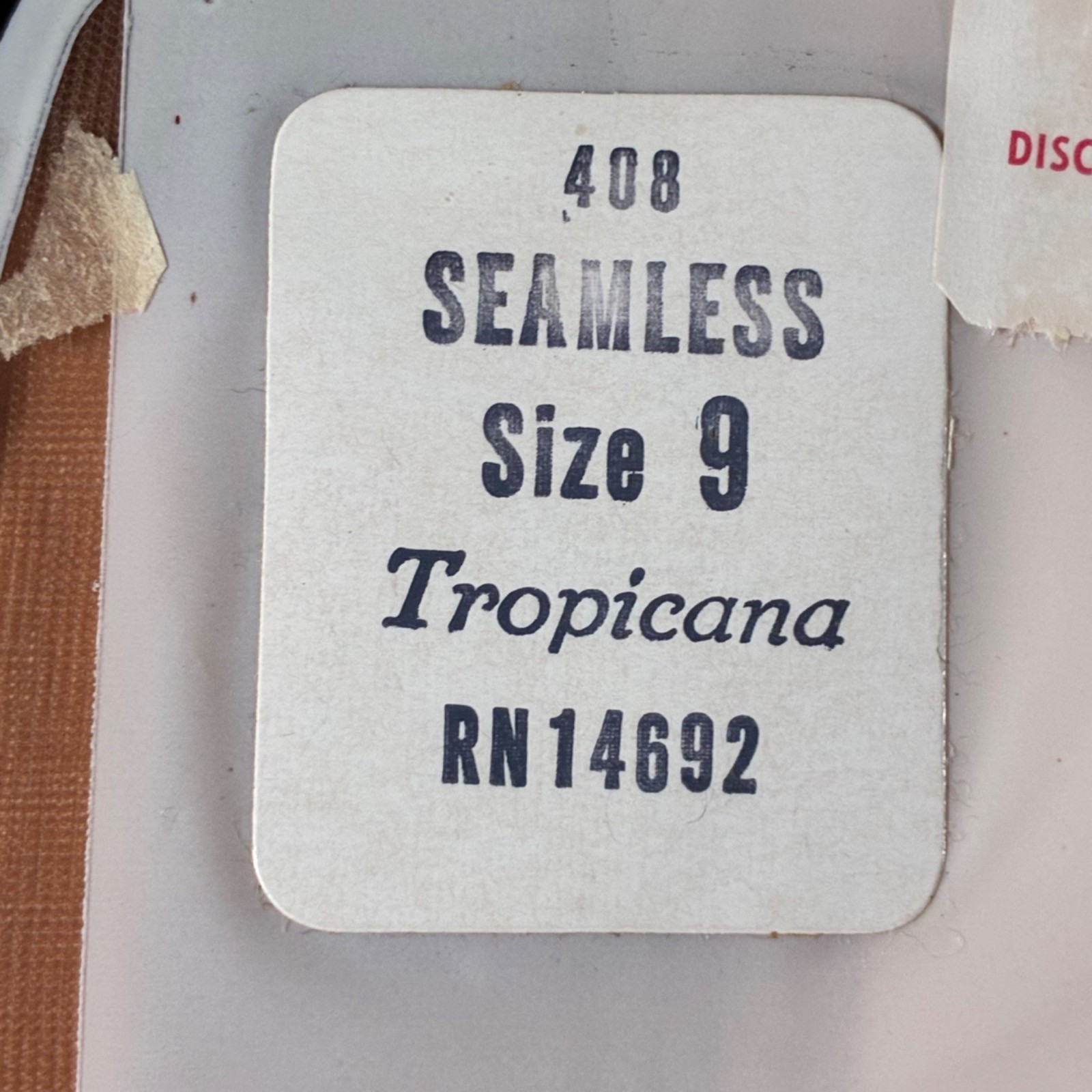 Gibson Seamless Run-Guard Nylon Stockings Size 9 Tropicana 1st Quality Lot Of 3