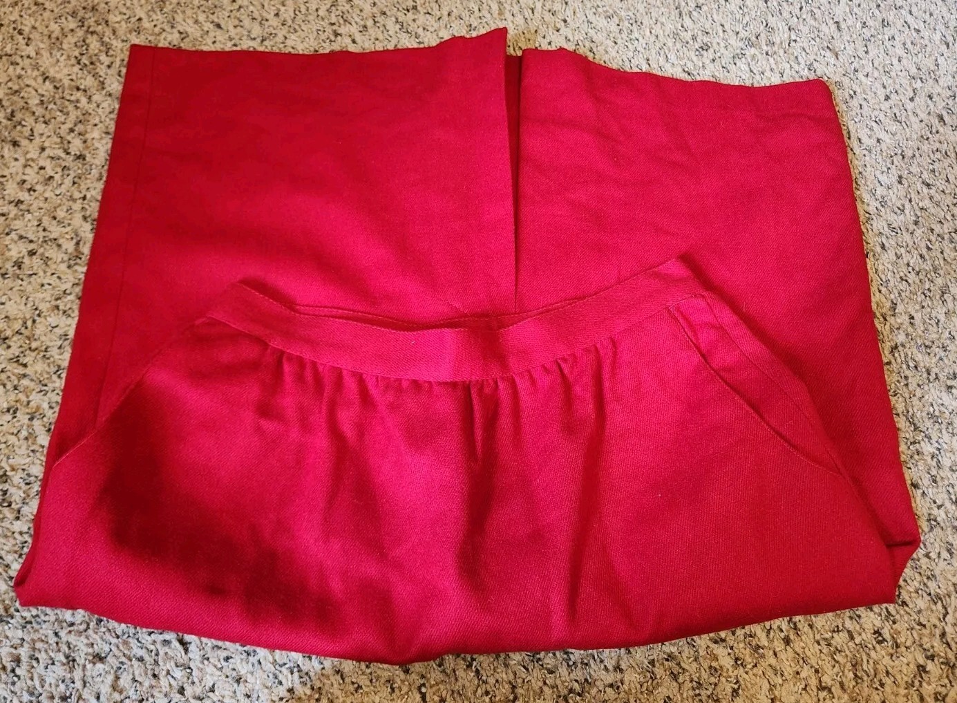 💥 Women&rsquo;s Vintage Union 1960s Winkelmans Wool Suit Set Skirt Jacket Cherry Red