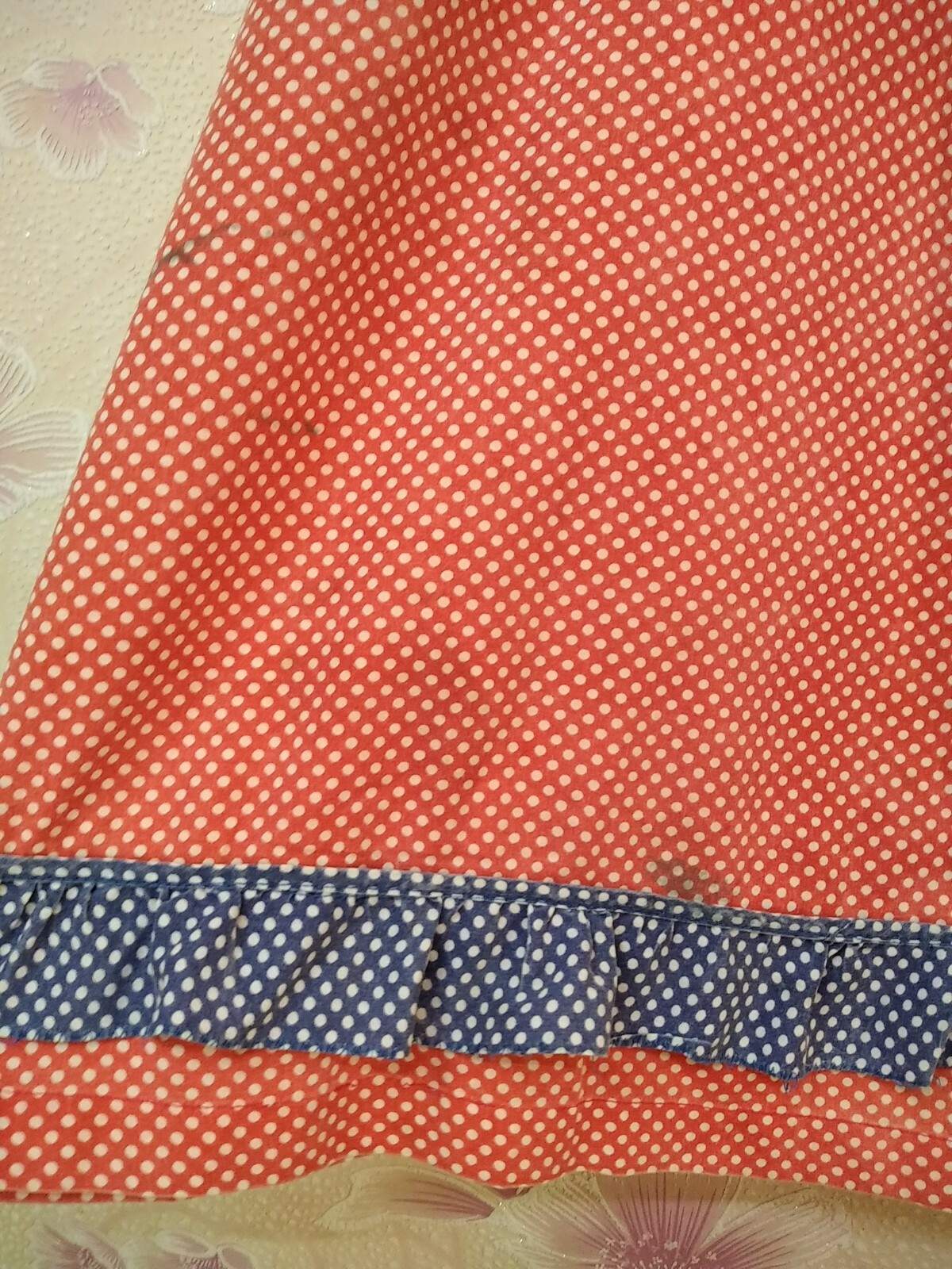 Vintage Soviet women&rsquo;s polka dot dress 1980s USSR