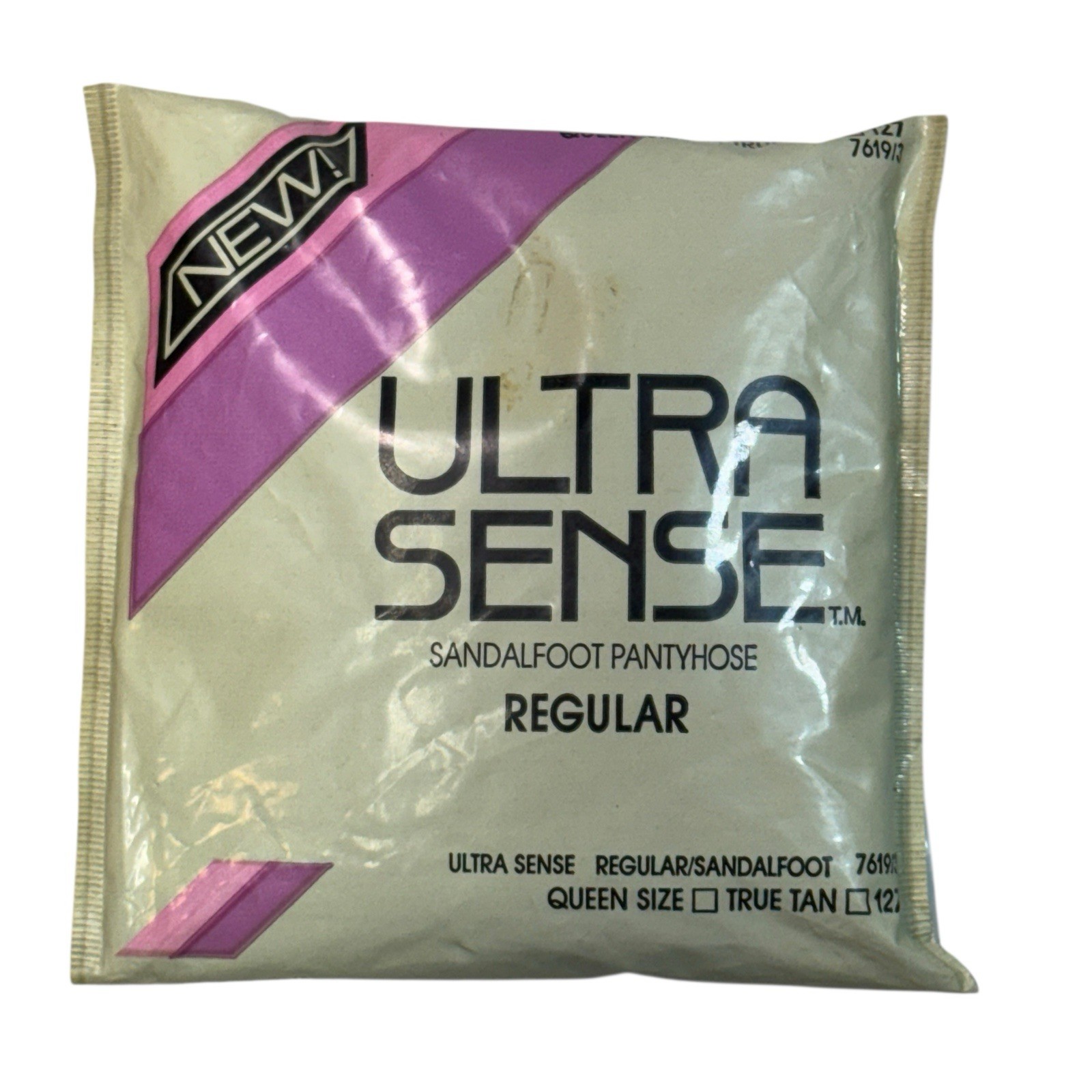 Vintage 70&rsquo;s Ultra Sense Sandalfoot Pantyhose Regular Ultra Sense Collectible