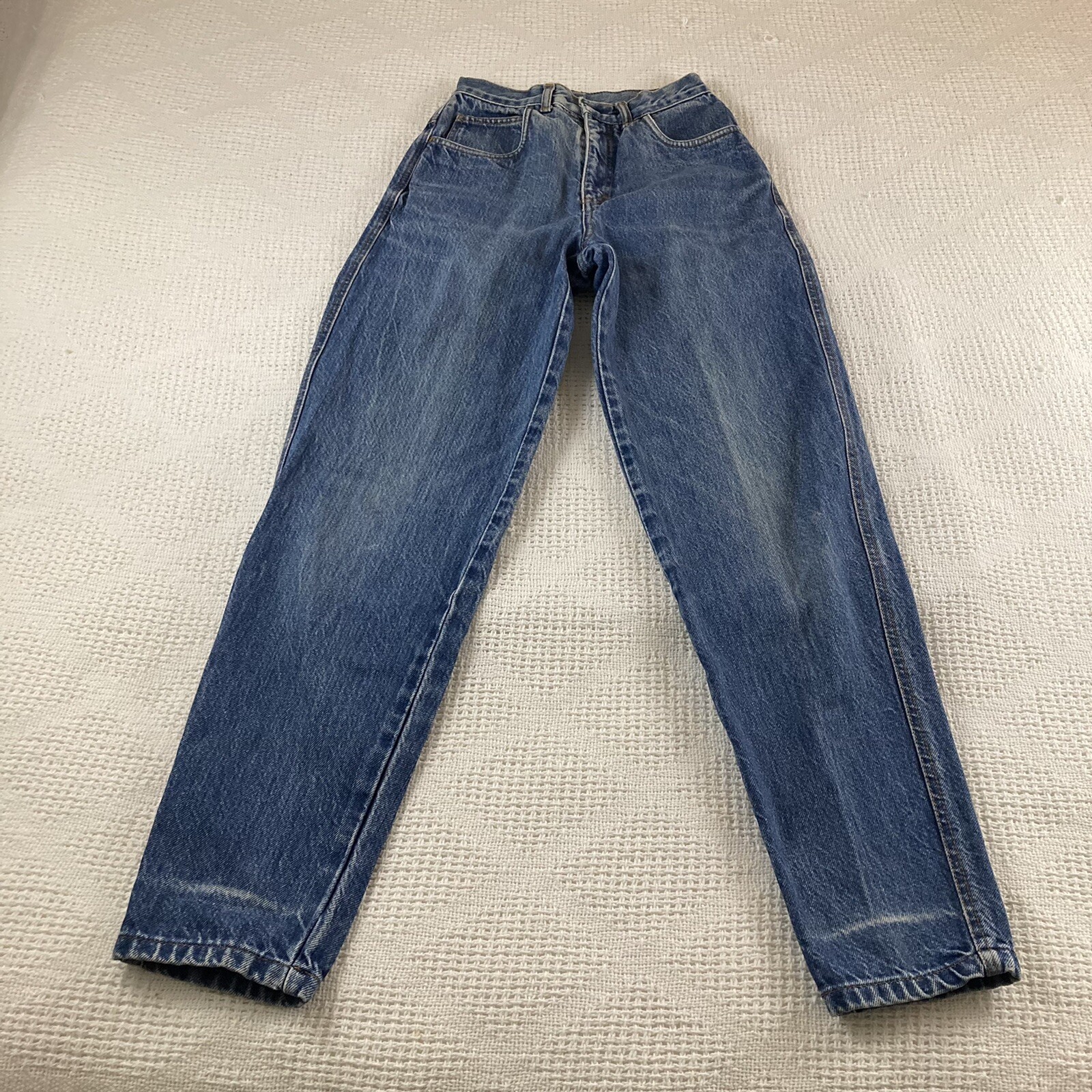Mom Jeans Republic Denim High Waisted Medium Wash Straight Leg Sz 5/6 Vintage