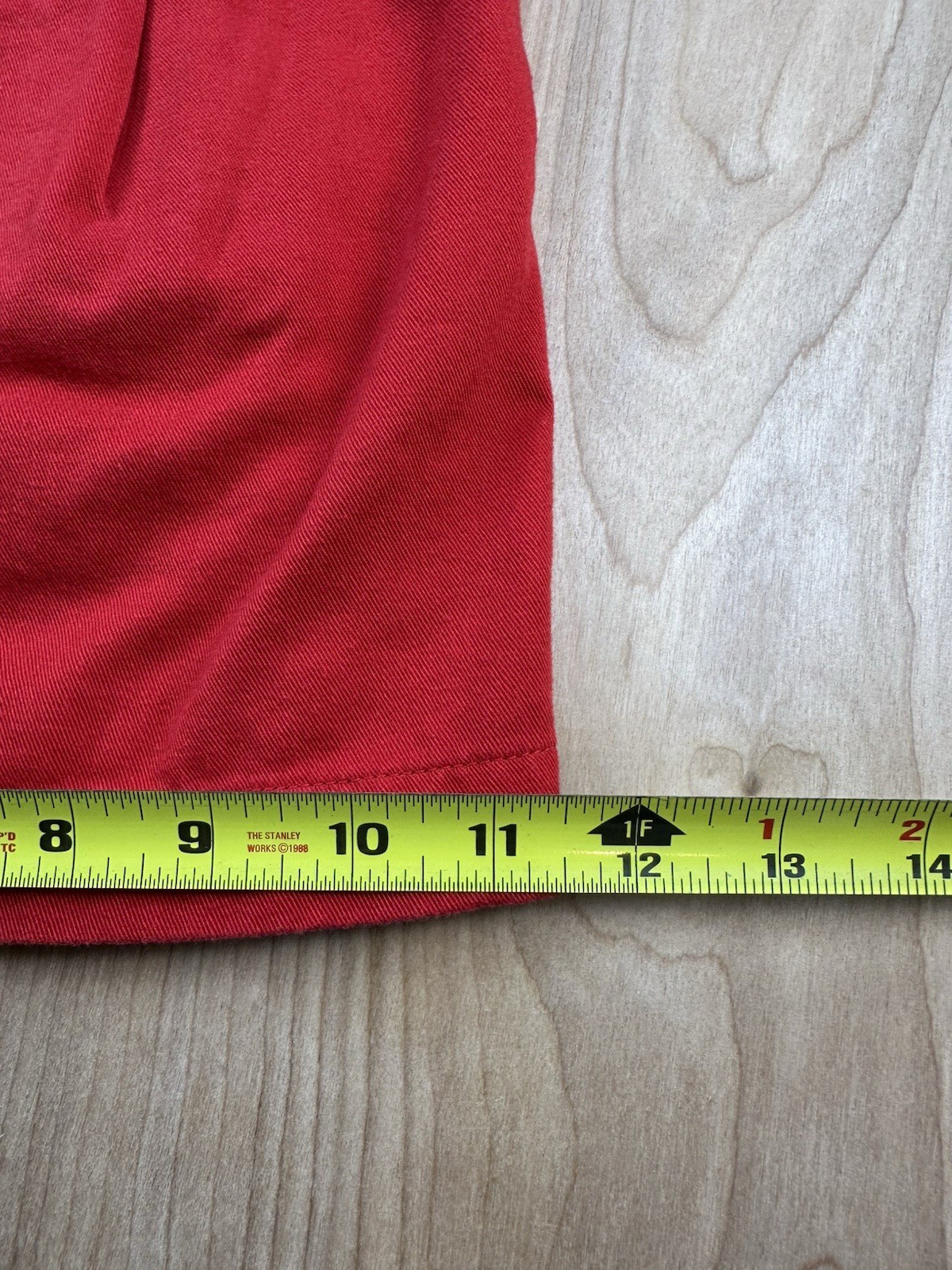 vintage 80&rsquo;s ESPRIT red pleated SHORTS all COTTON size 11/12 preppy NEW WAVE