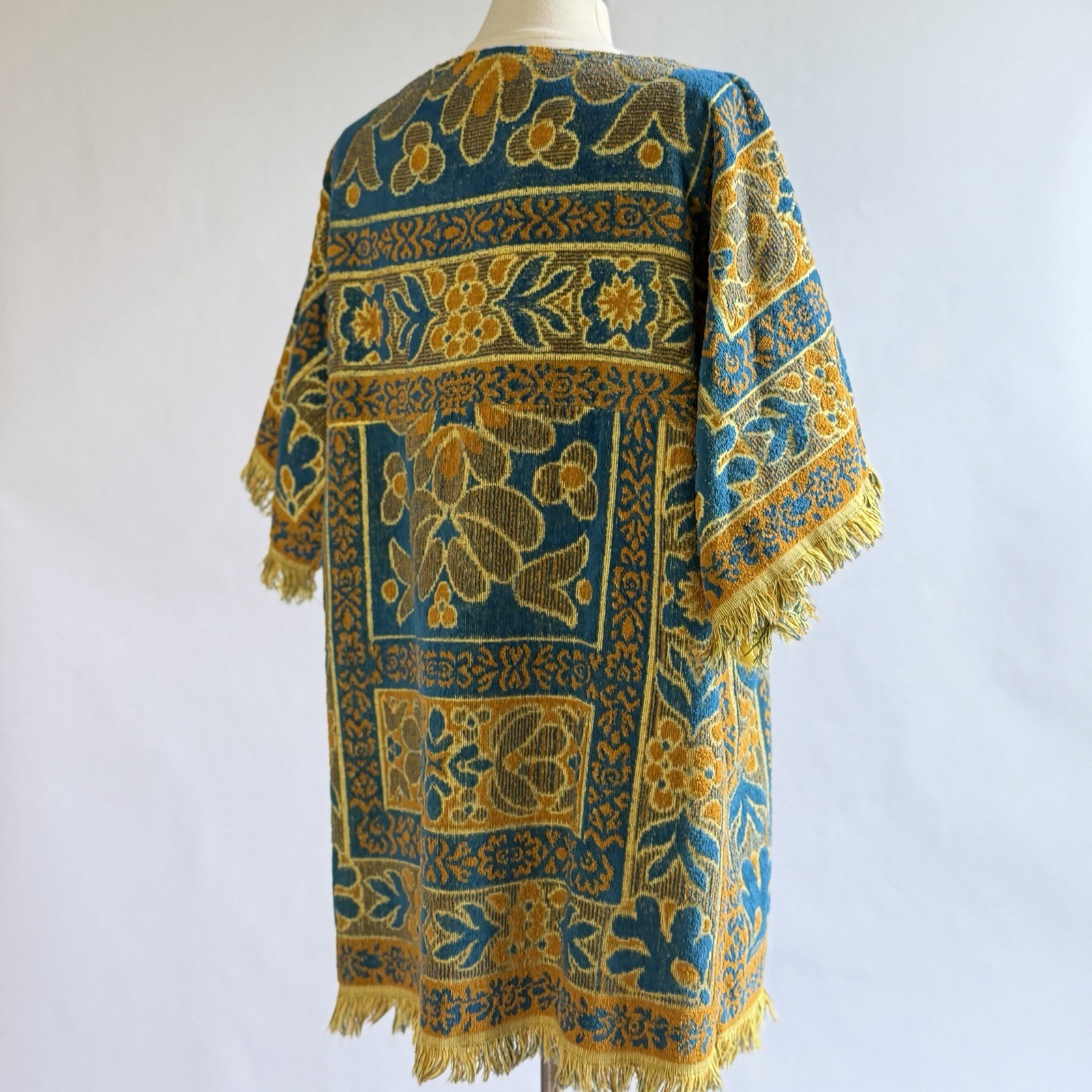 Vintage Cotton Terry Toweling Dress / Tunic / Beach Cover Tastemaker by Mohawk M