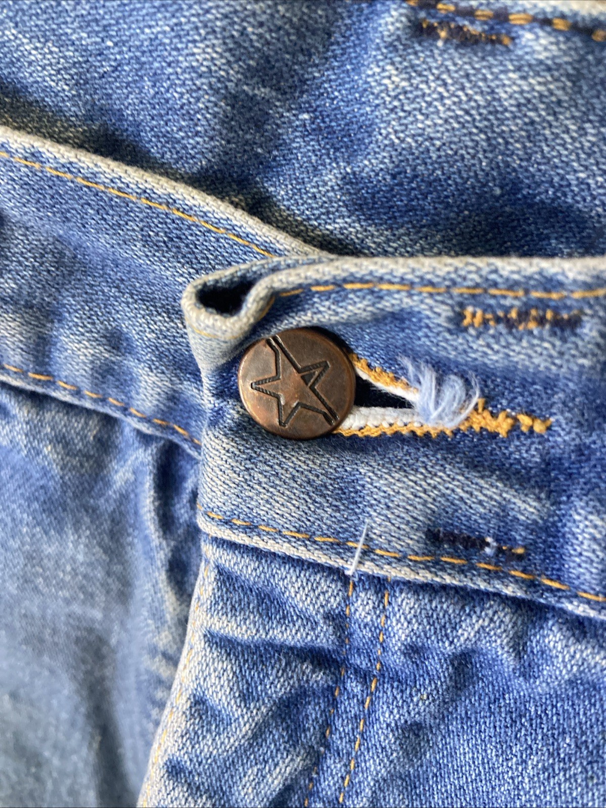 VTG HASH Buckle Back Jeans EUC