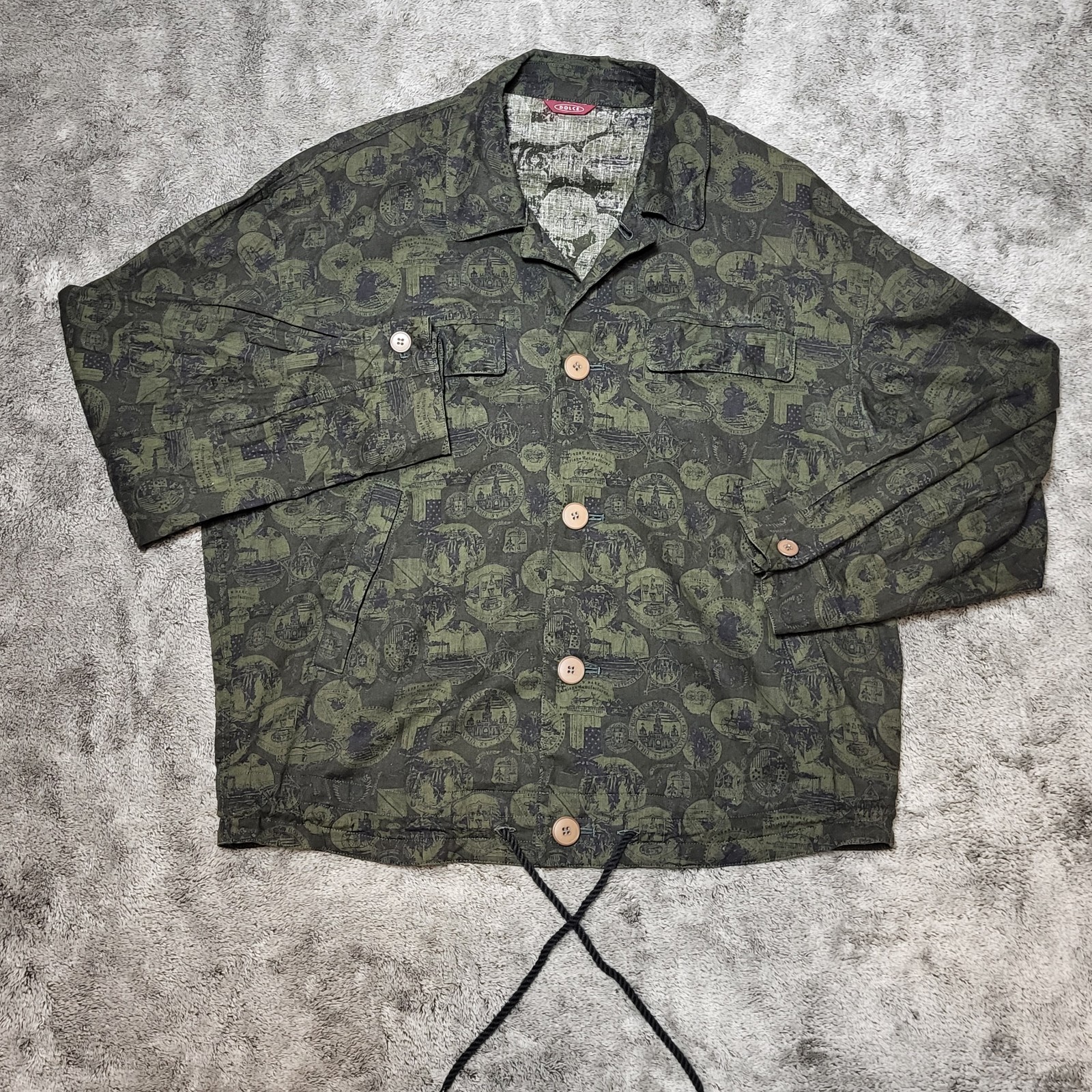 Vintage Japanese Dolce With Much Interest Overshirt Japan Size L – US Size S/M
