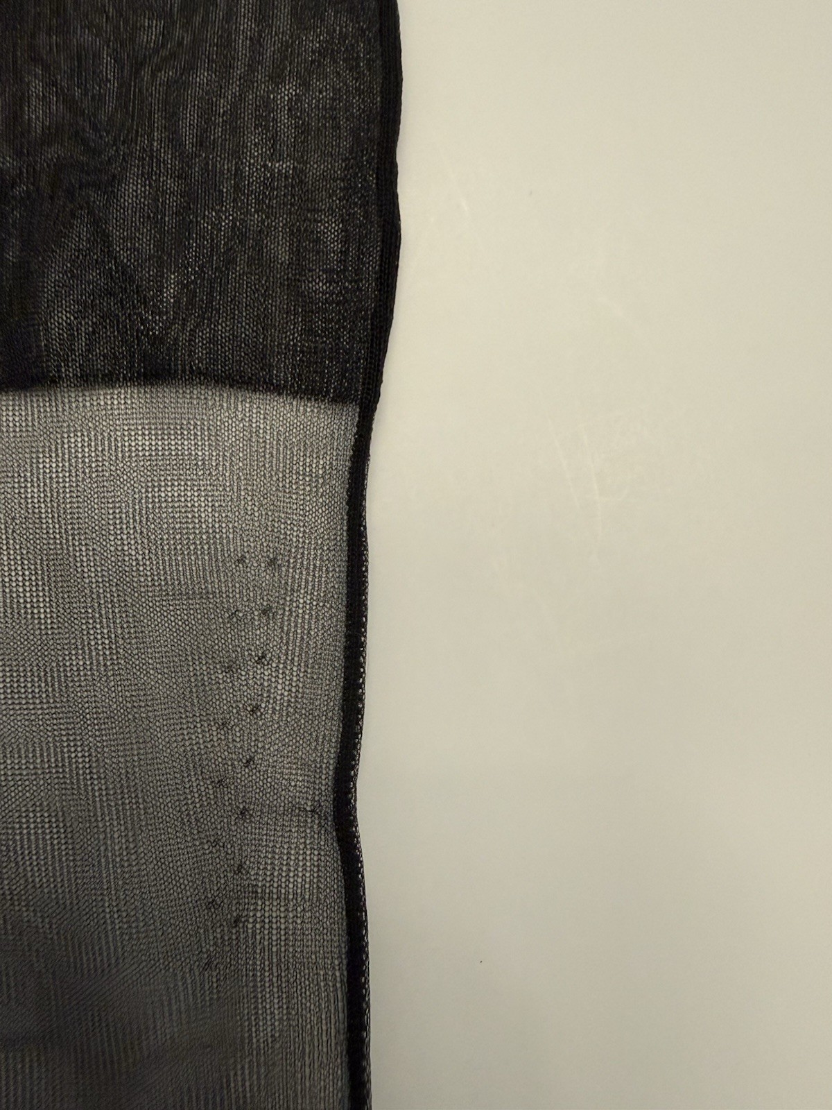 Vintage Seamed Flat Knit Stockings With Design On The Ankle 15 Denier 33 Inches