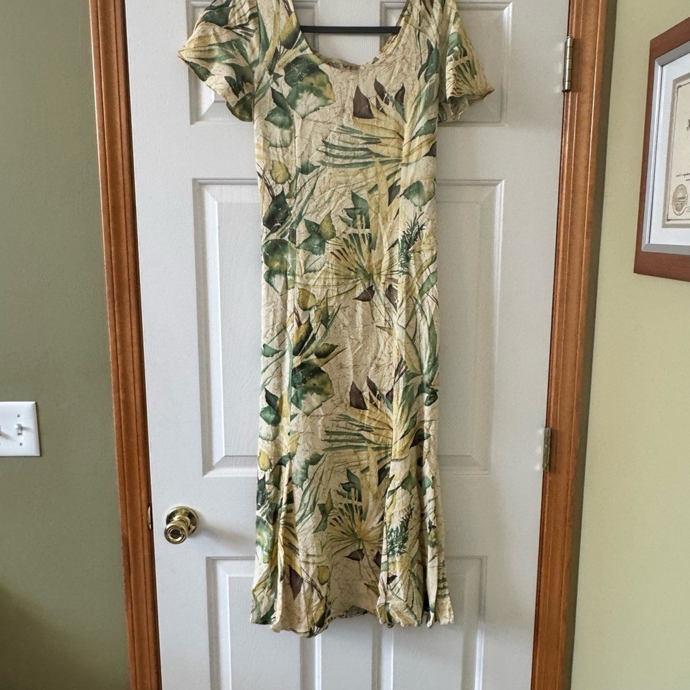 Jams World Liana Floral Vintage Midi Dress