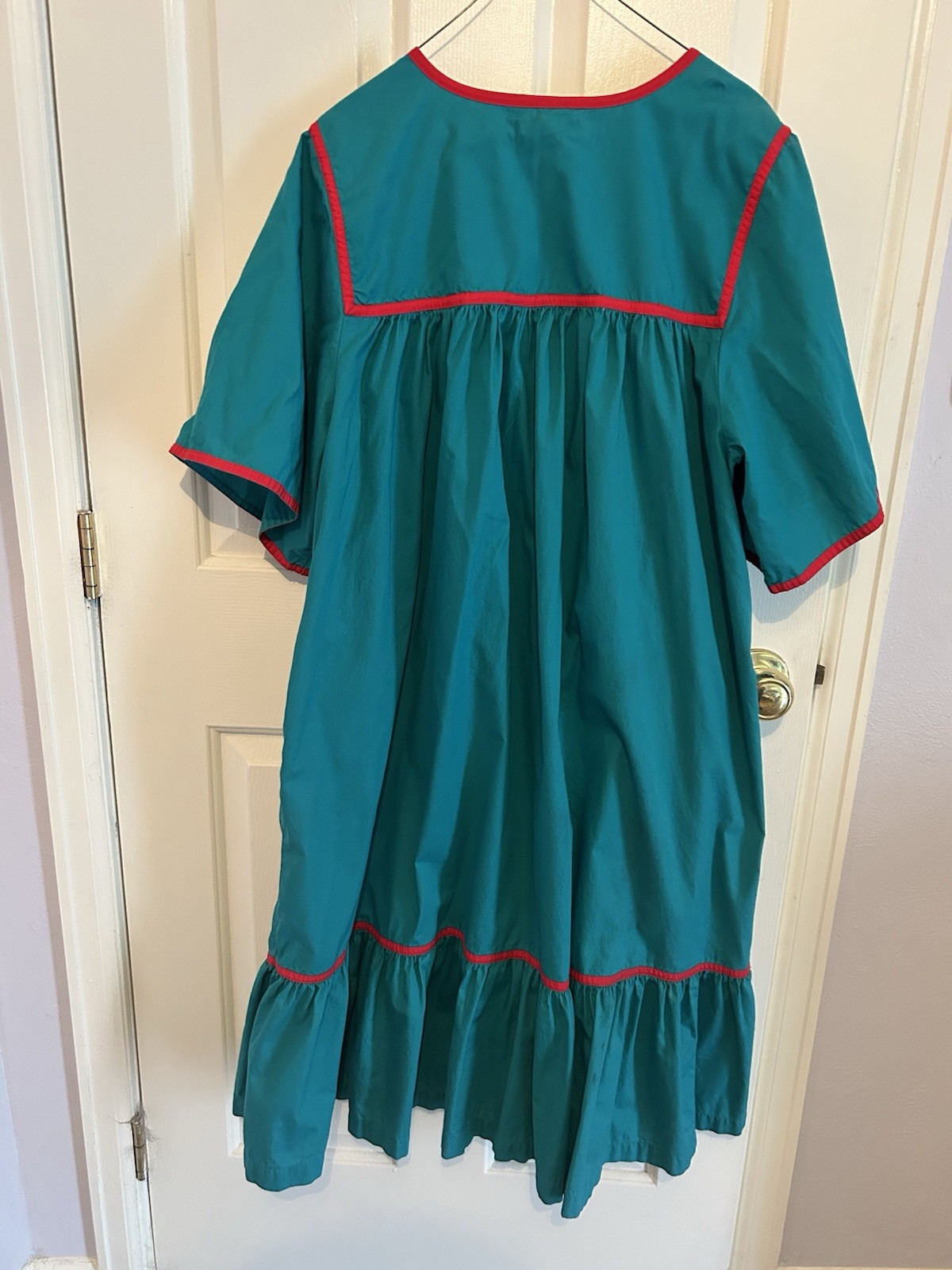 GO SOFTLY WOMEN&rsquo;S EMBELLISHED TROPICS « HOUSE DRESS » – MUUMUU -XL