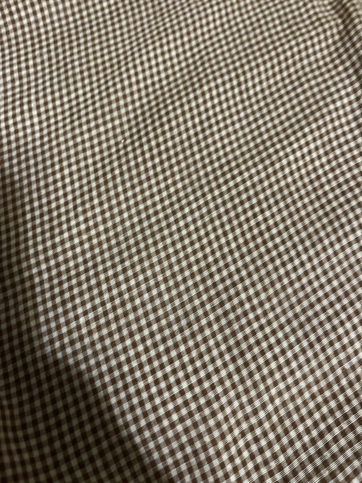 vtg MODELS COAT Mod checkered Duster Day House Dress Robe 1/2 Snap Very Thin Owl