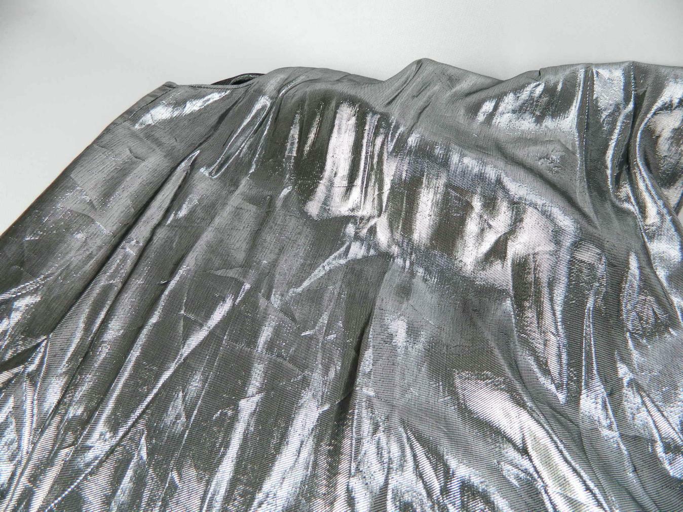 Lloyd Williams Silver Disco Top Sleeveless Metallic 14 Vintage NWT 80s Club Wear