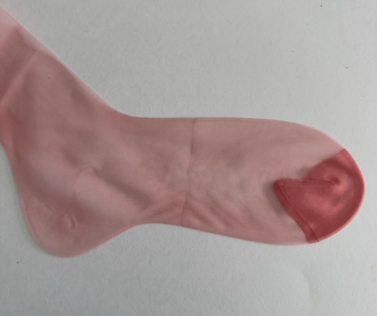 Vintage Albert’s Seamless Flat Knit Stockings Bare Heel 2 Pairs In Tissue Paper
