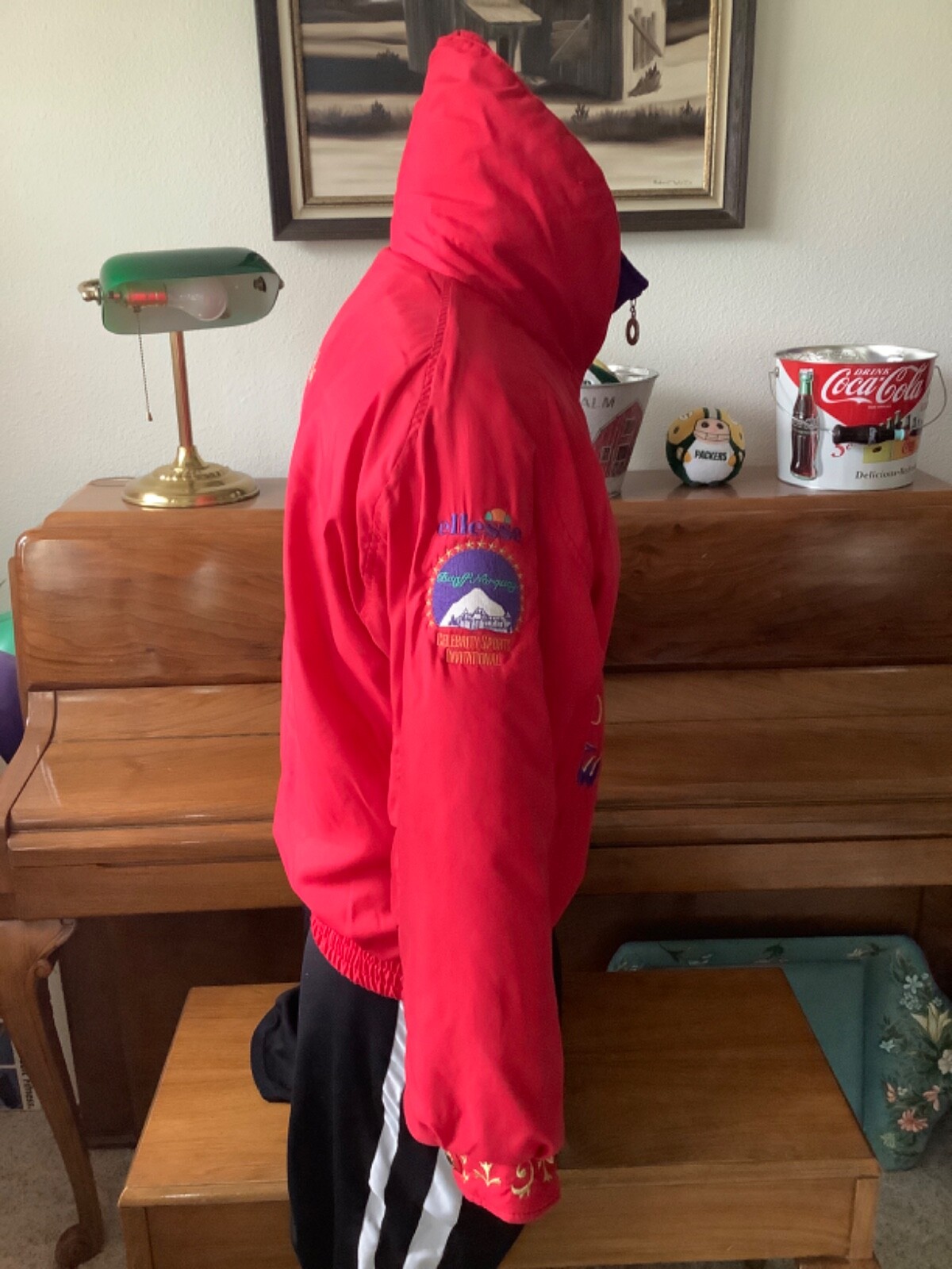 Vintage 80s Womens ELLESSE Ski JACKET Coat SIZE 44 Winter Parka RARE Unisex