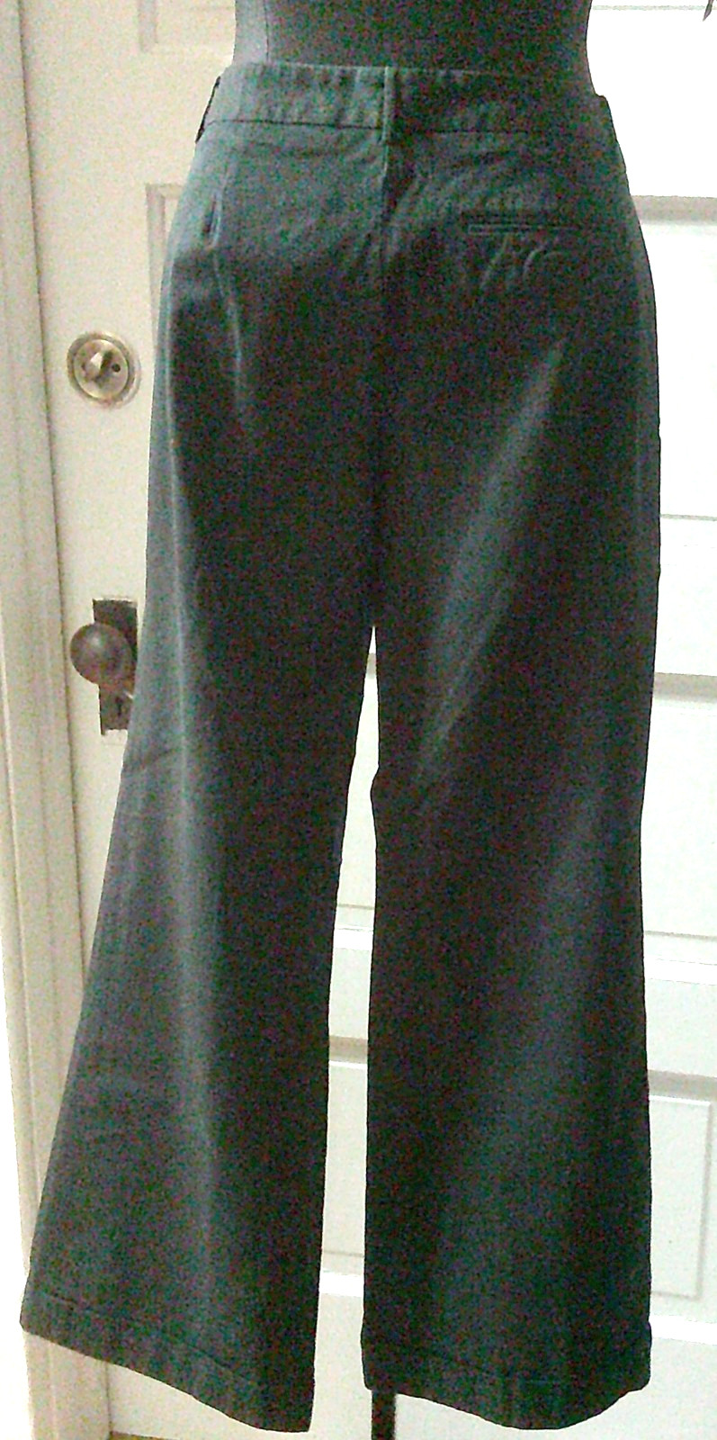 EXPRESS Stretch 90&rsquo;S Black Flat Front Pants Slacks 9/10 R